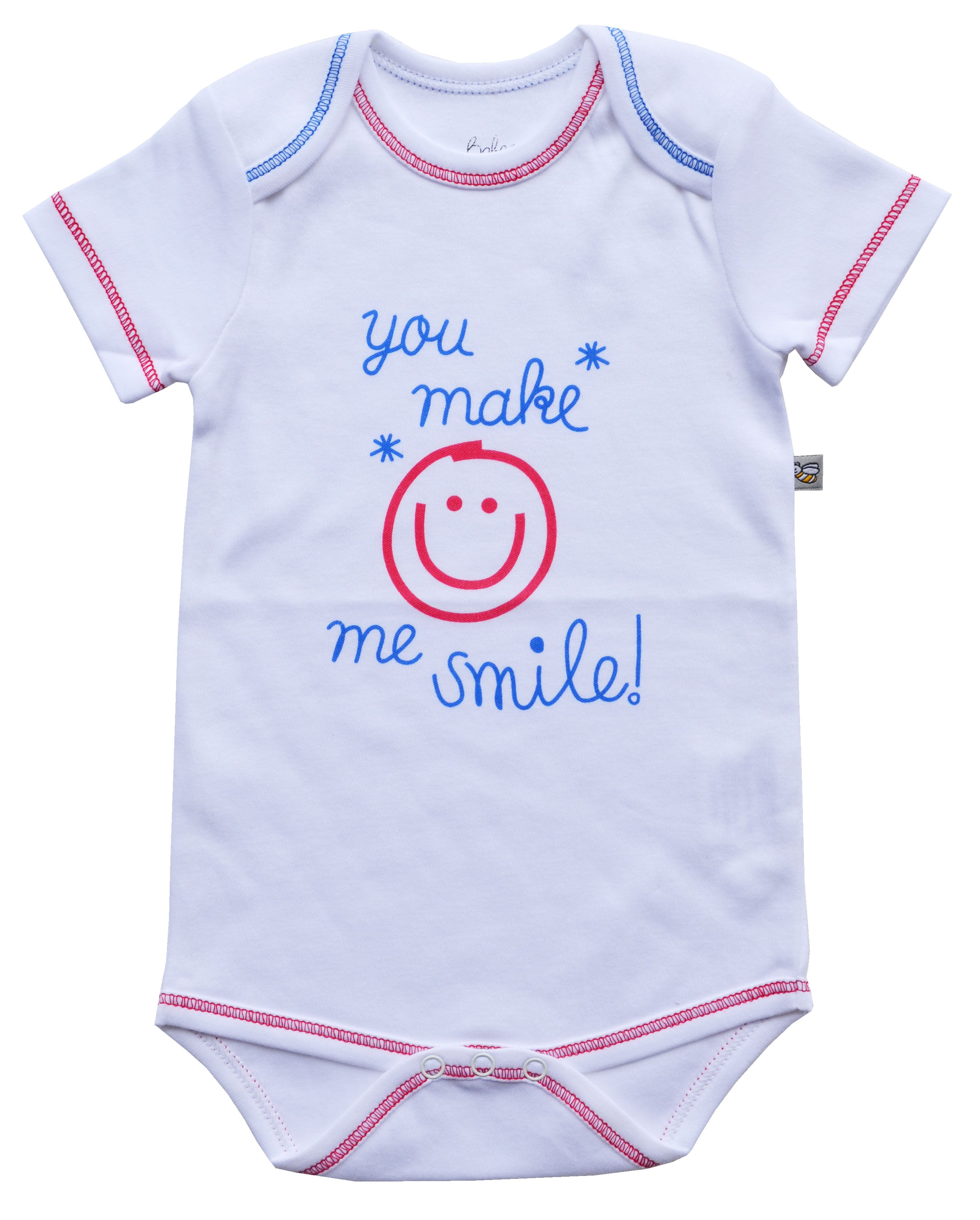Make Me Smile White Short Romper