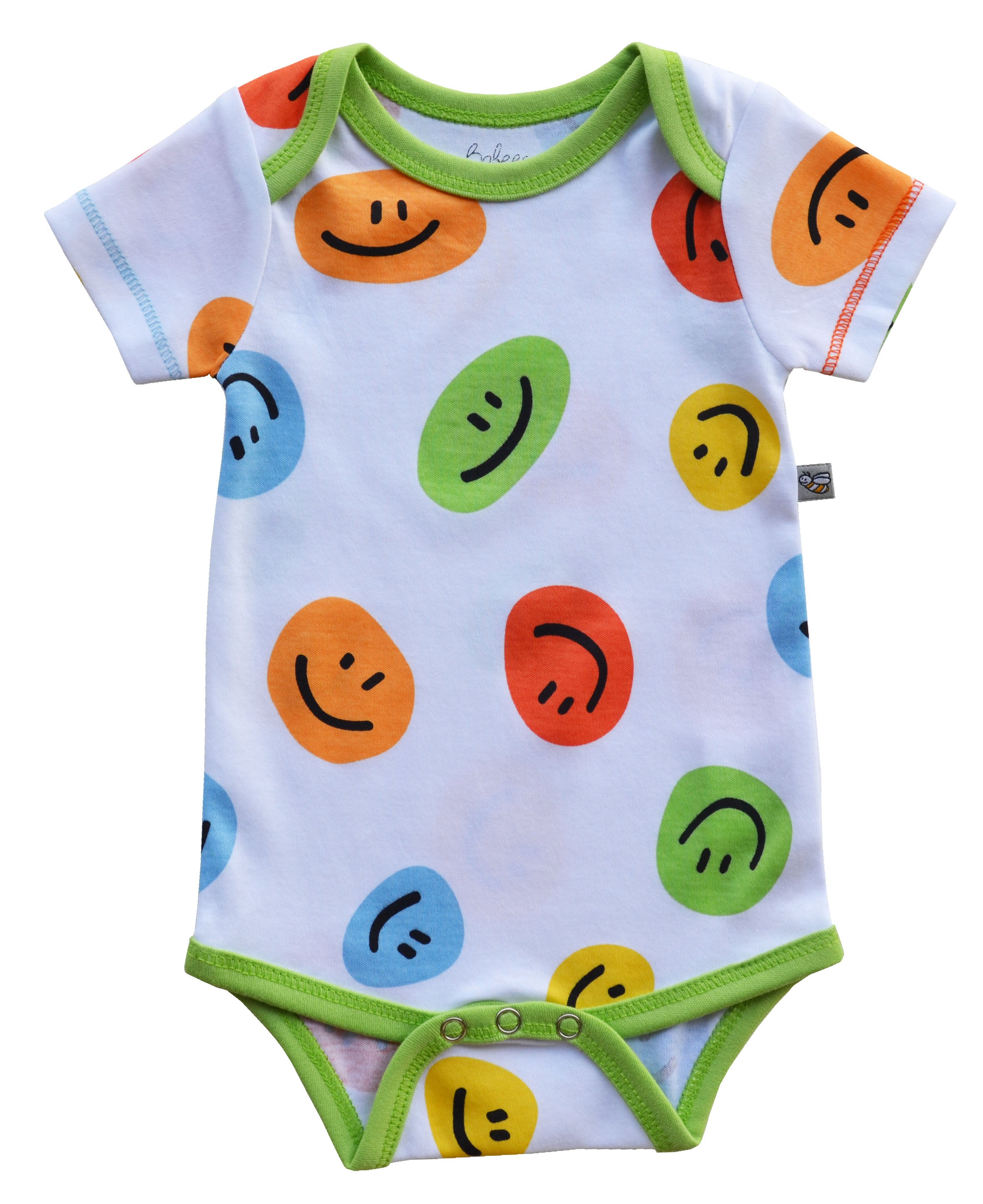 Smiley Print Romper