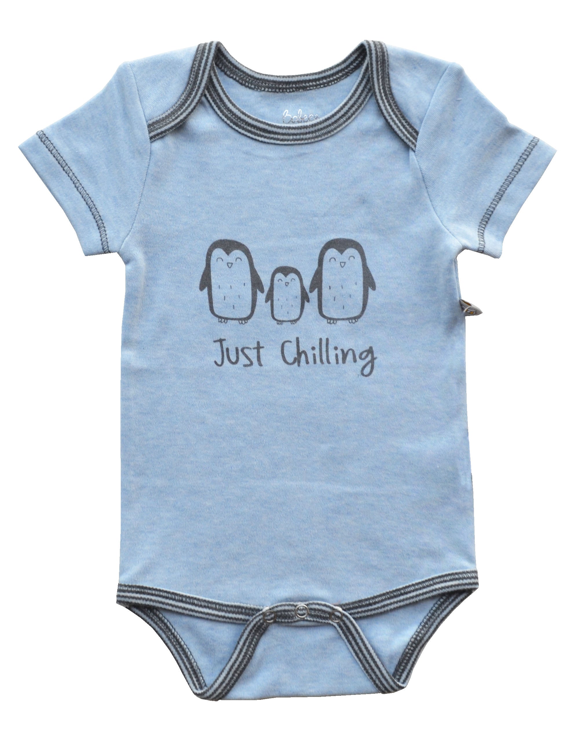 Just Chilling Print Blue Short Romper