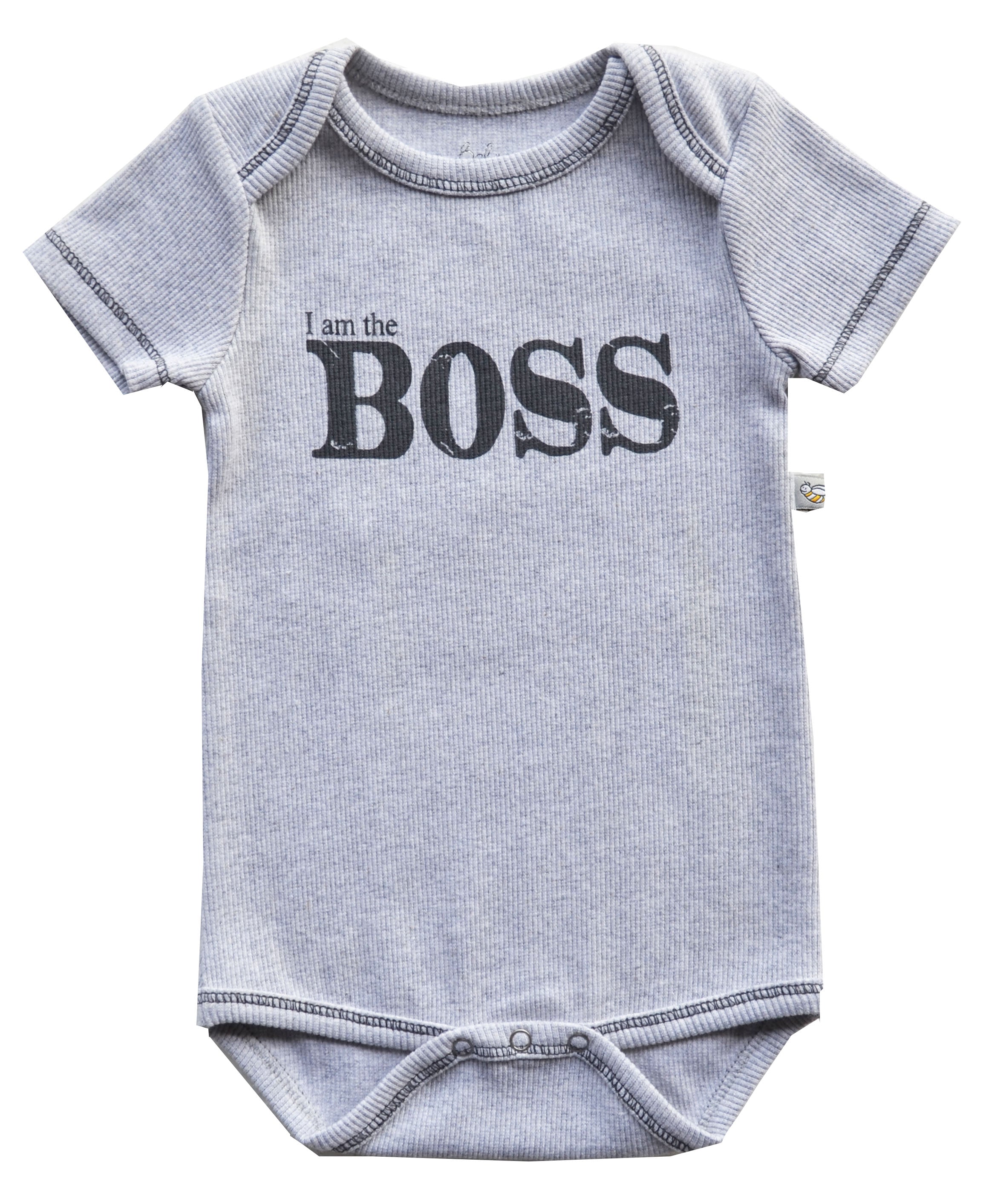 Boss Print Grey Short Romper