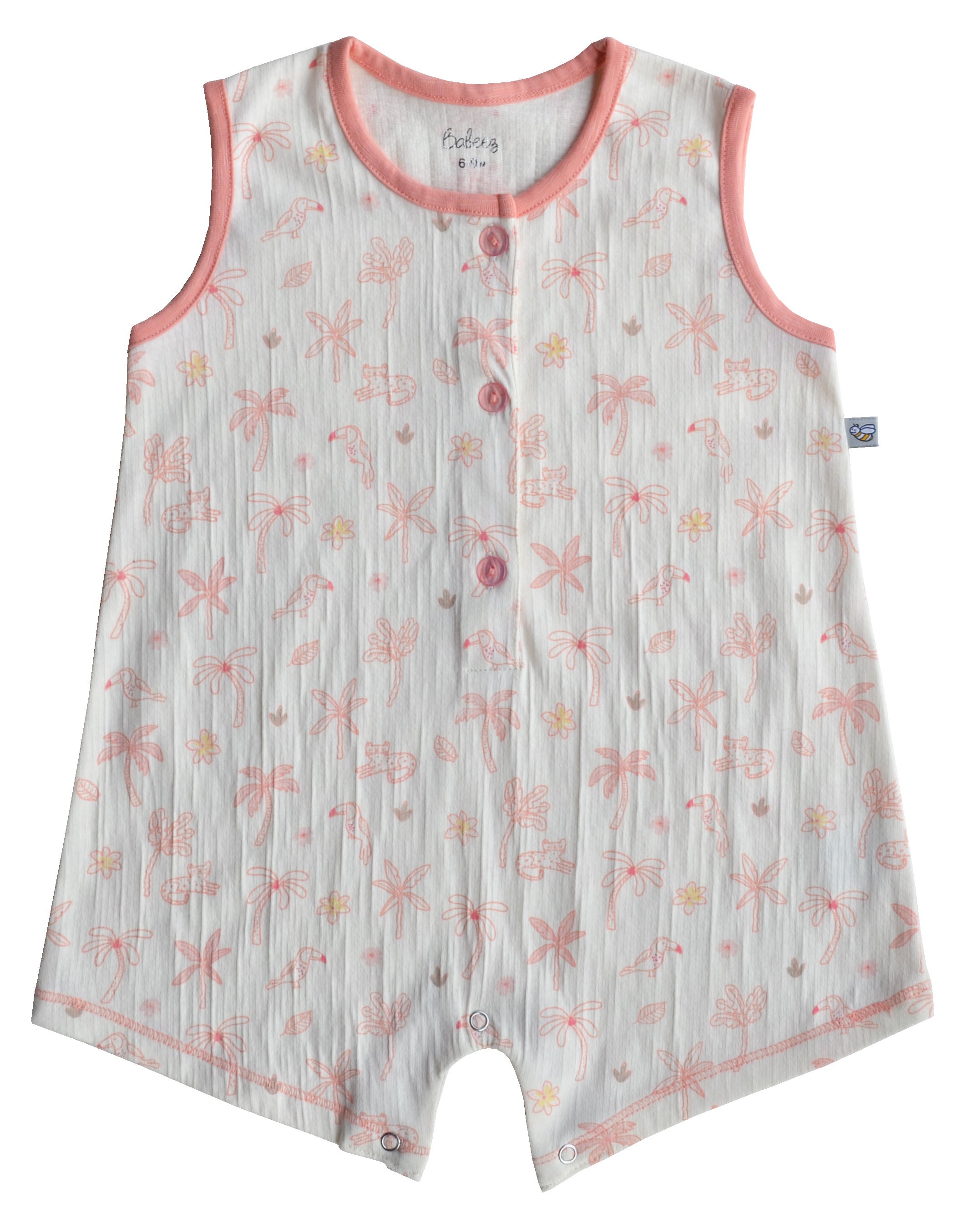 Cream Short Romper