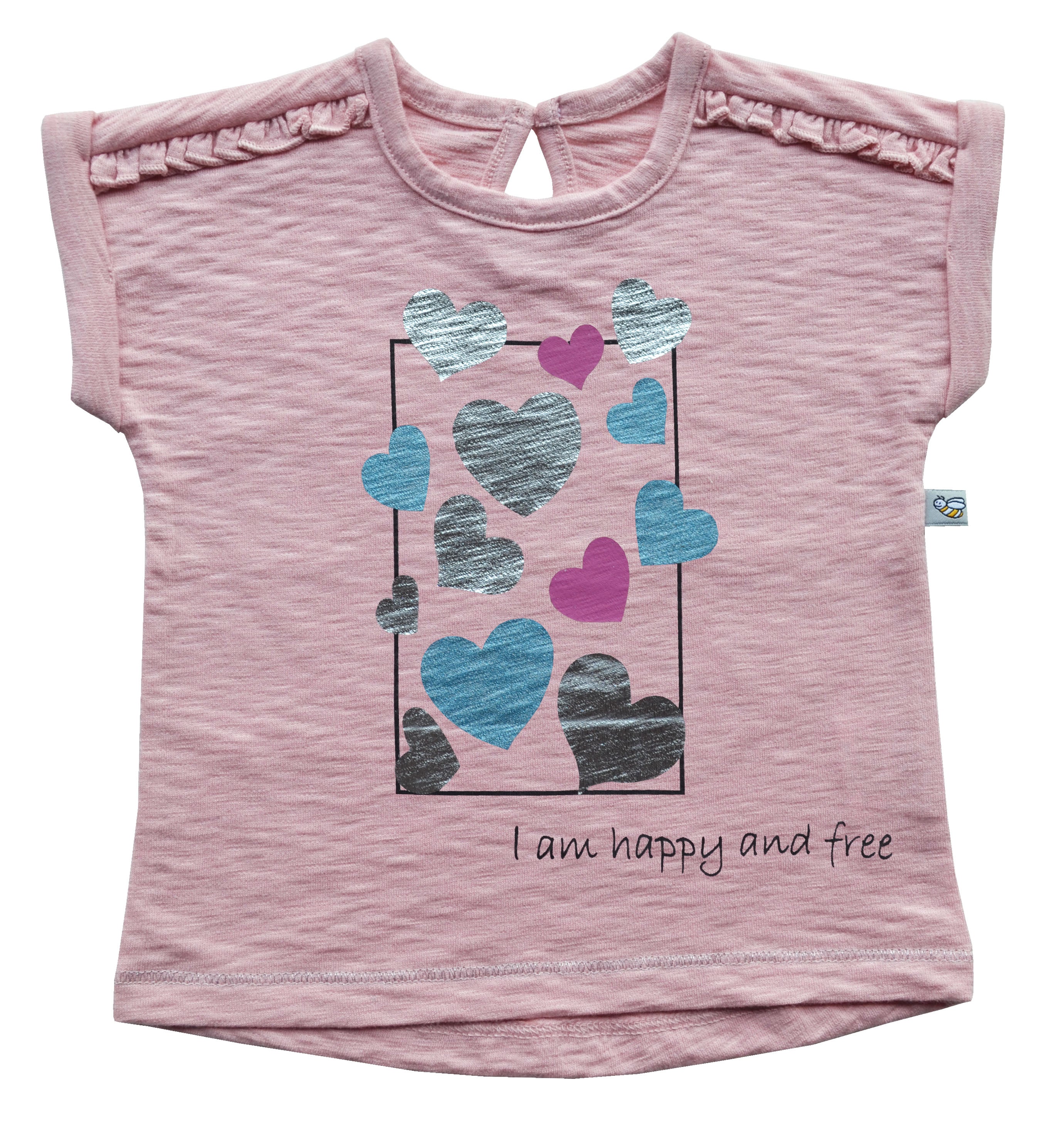 Happy and Free Pink Top