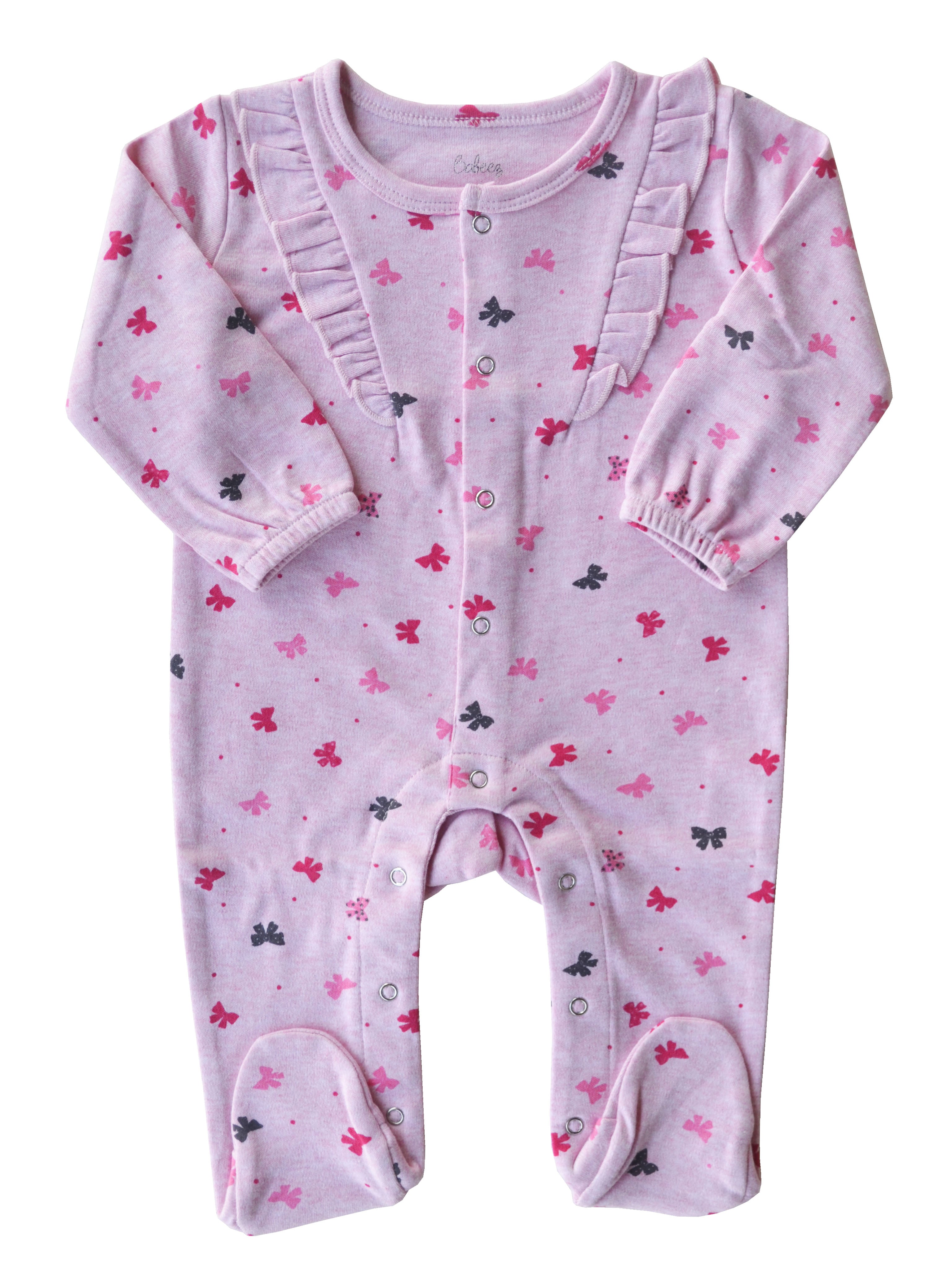 Bow Print Pink Sleeper