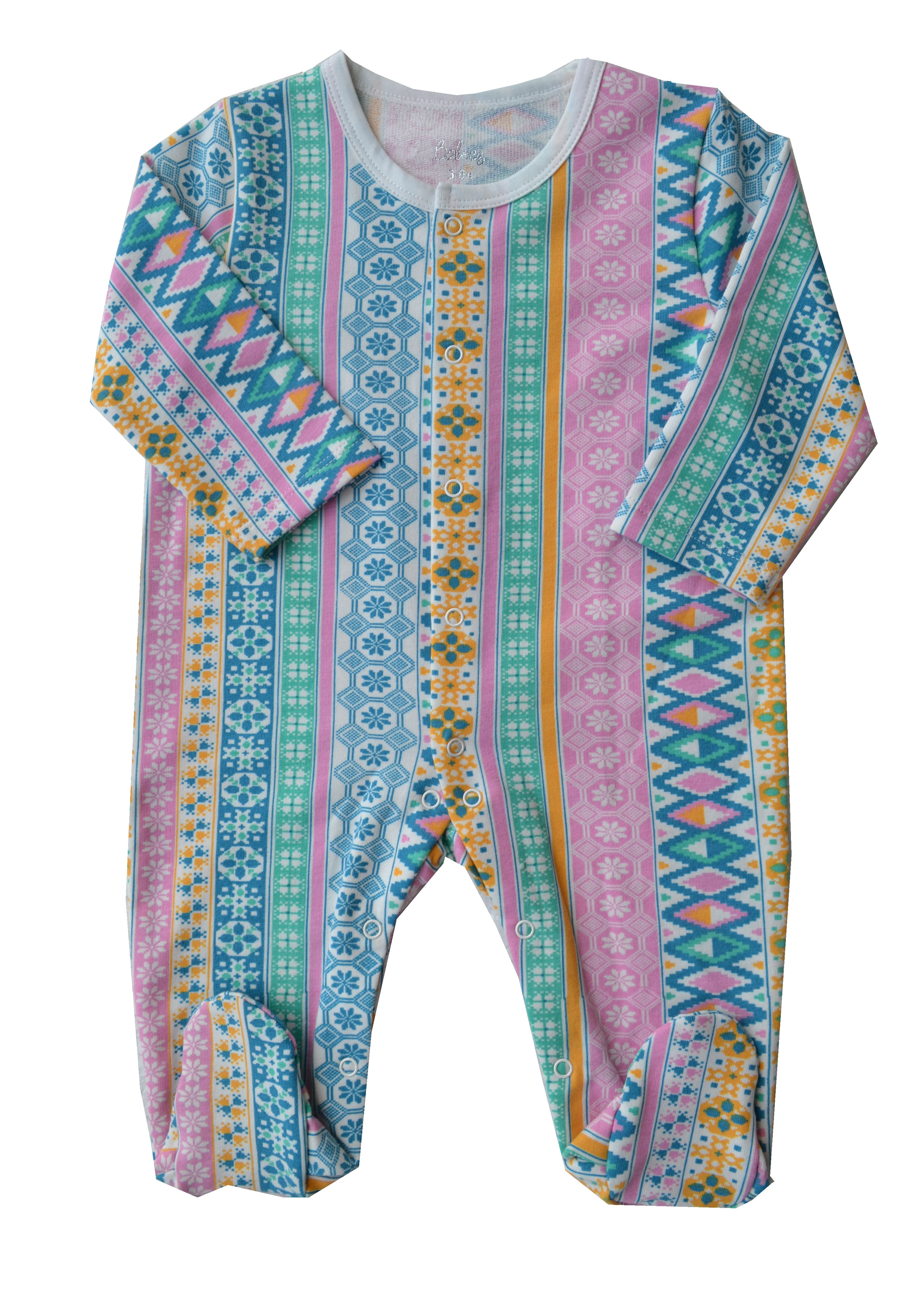Multicolored Full Romper