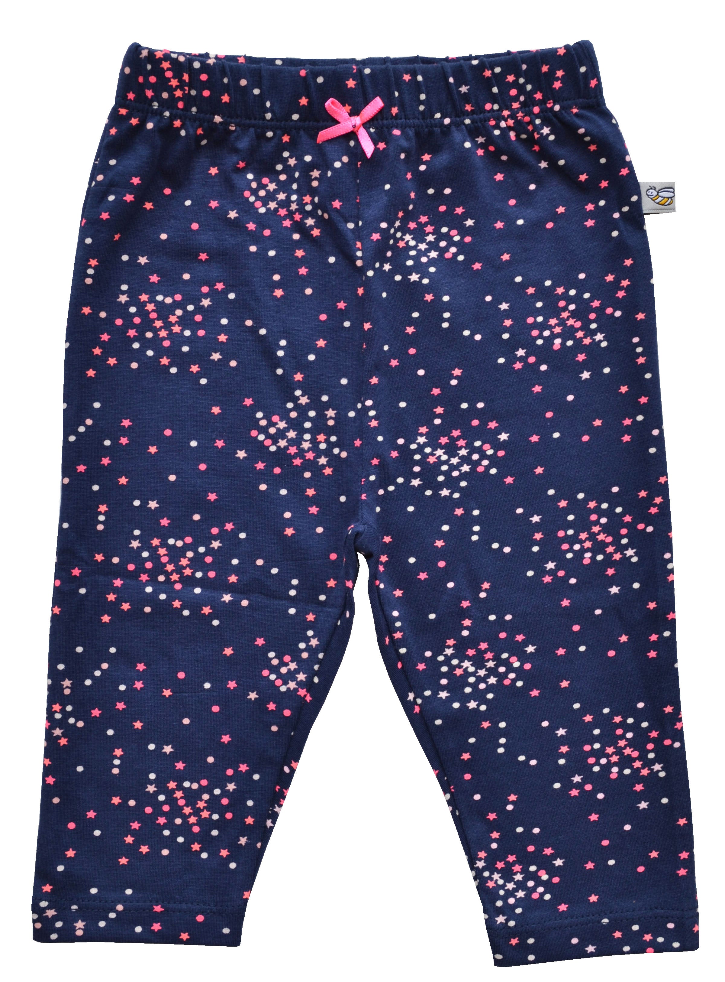 Star Print Navy Leggings