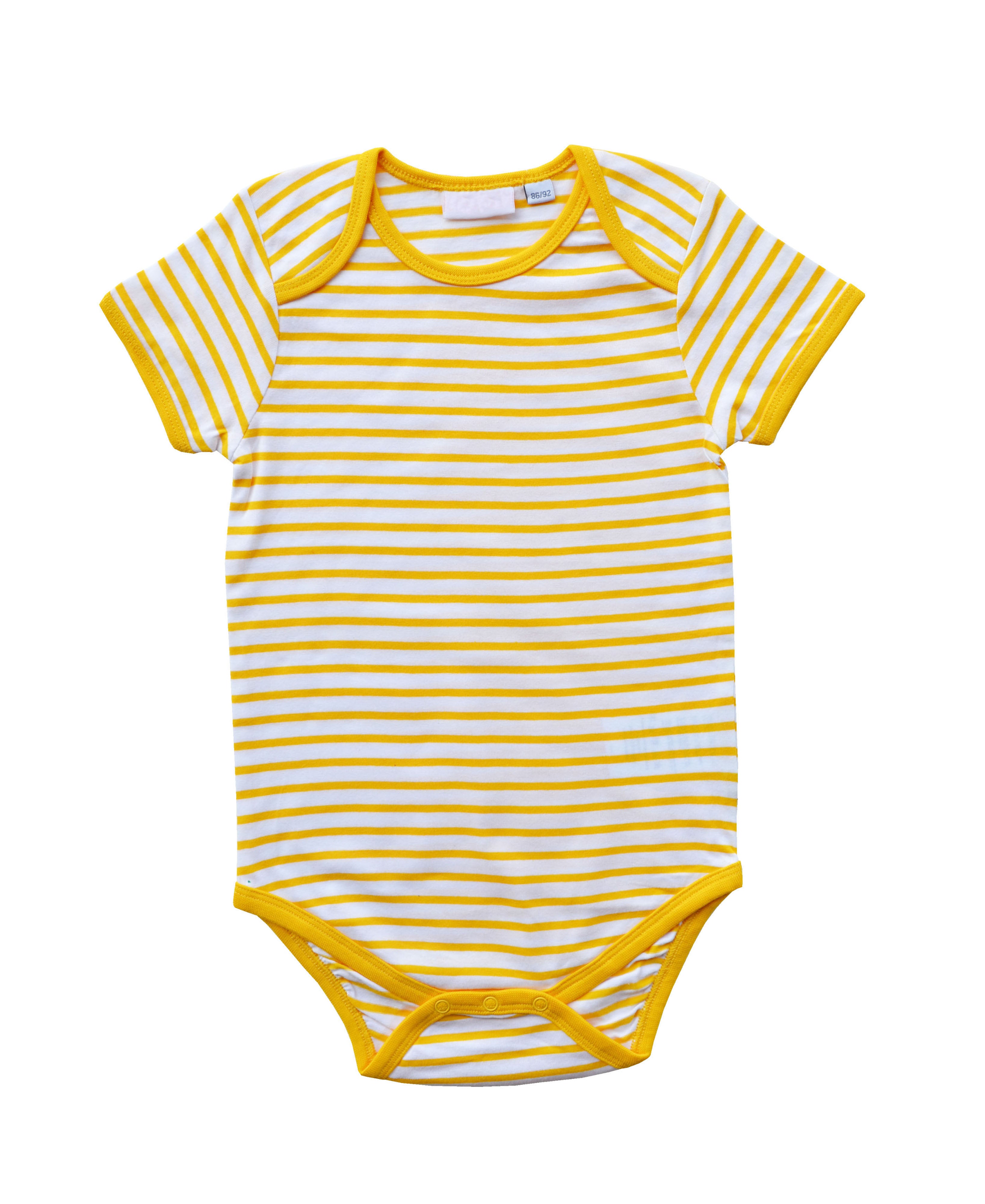 Yellow Striped Onesie