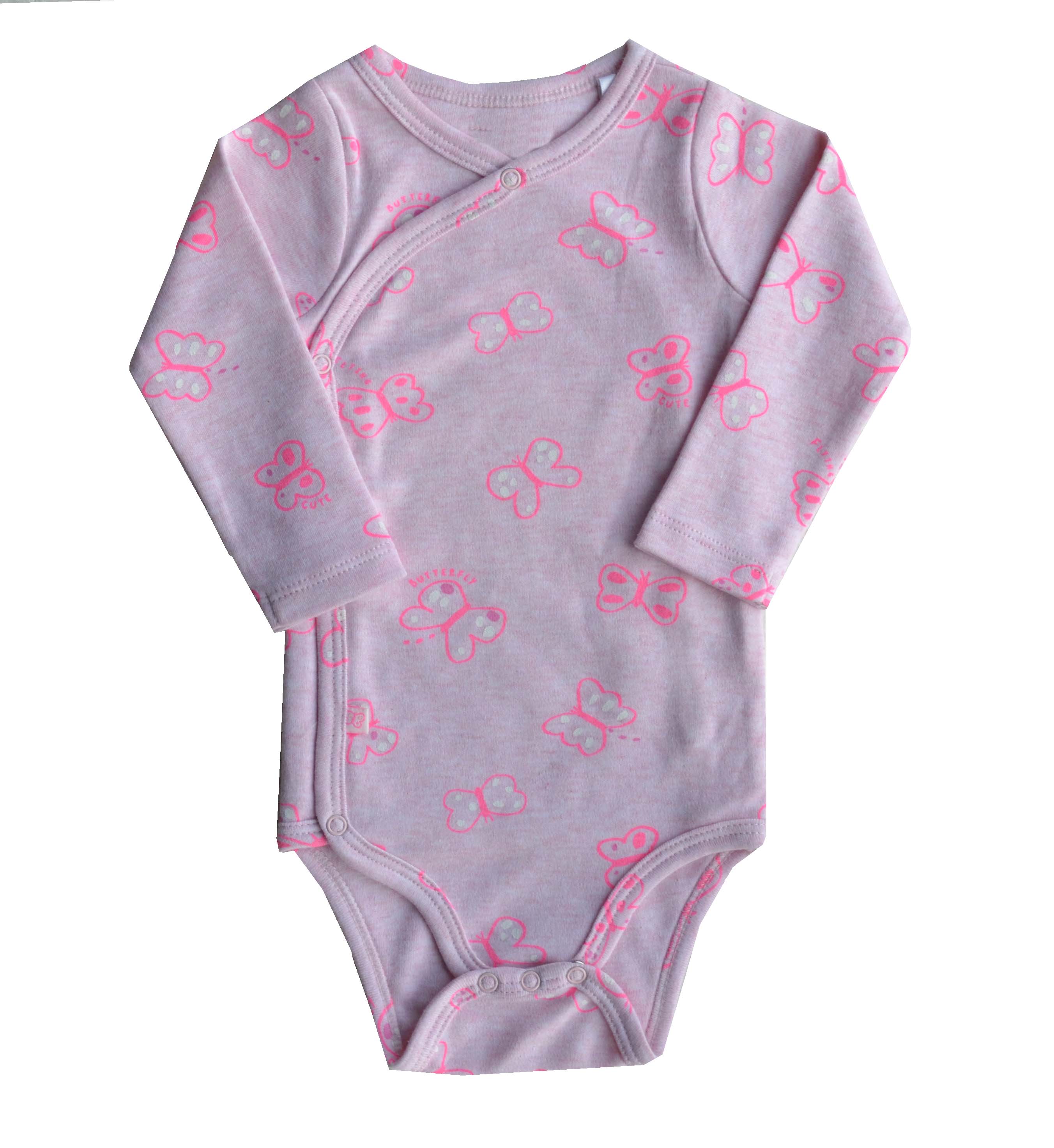 Pink Onesie with Butterfly print