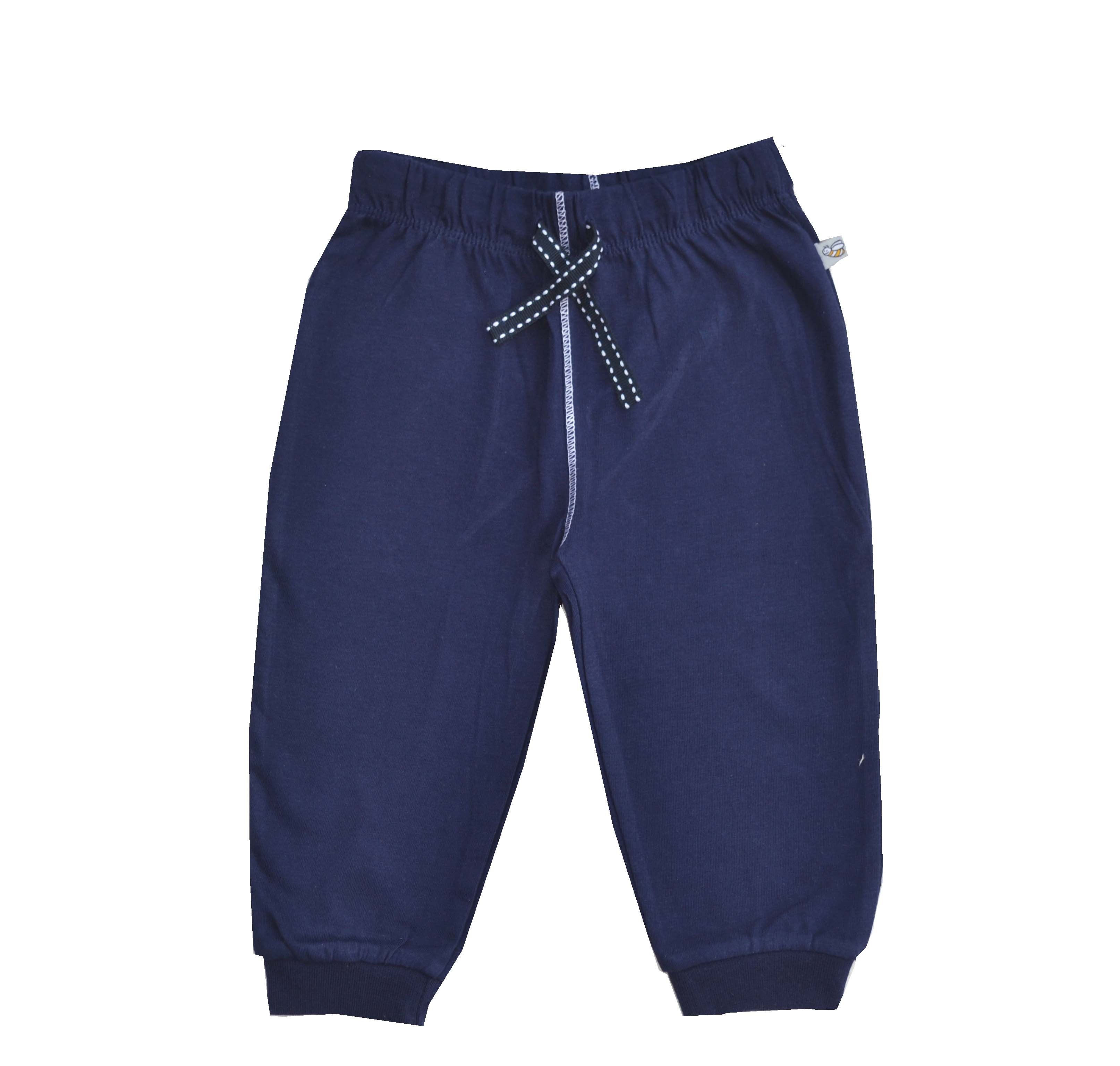 Navy Pants with drawstrings