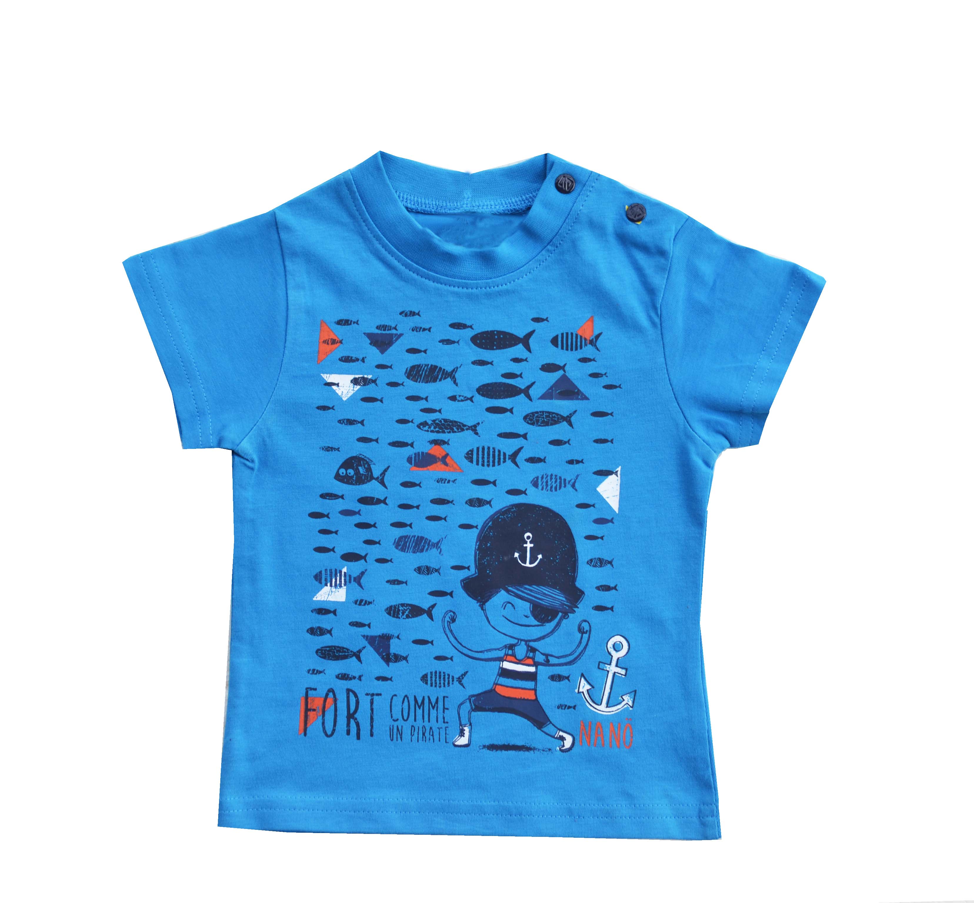 Blue Short sleeved T-Shirt