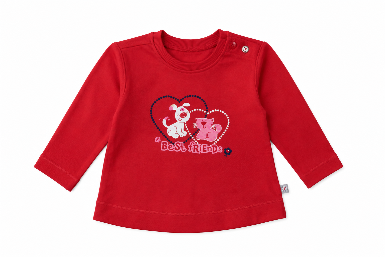 Red Full sleevS Sweat Shirt