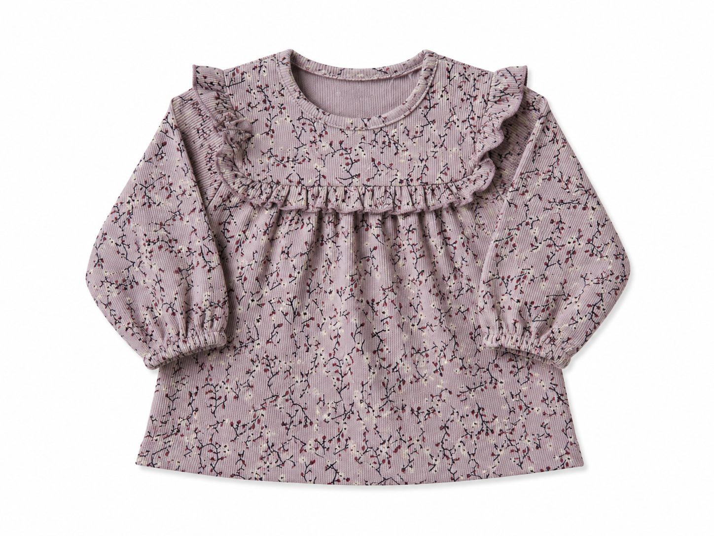 Mauve Vine Printed Top
