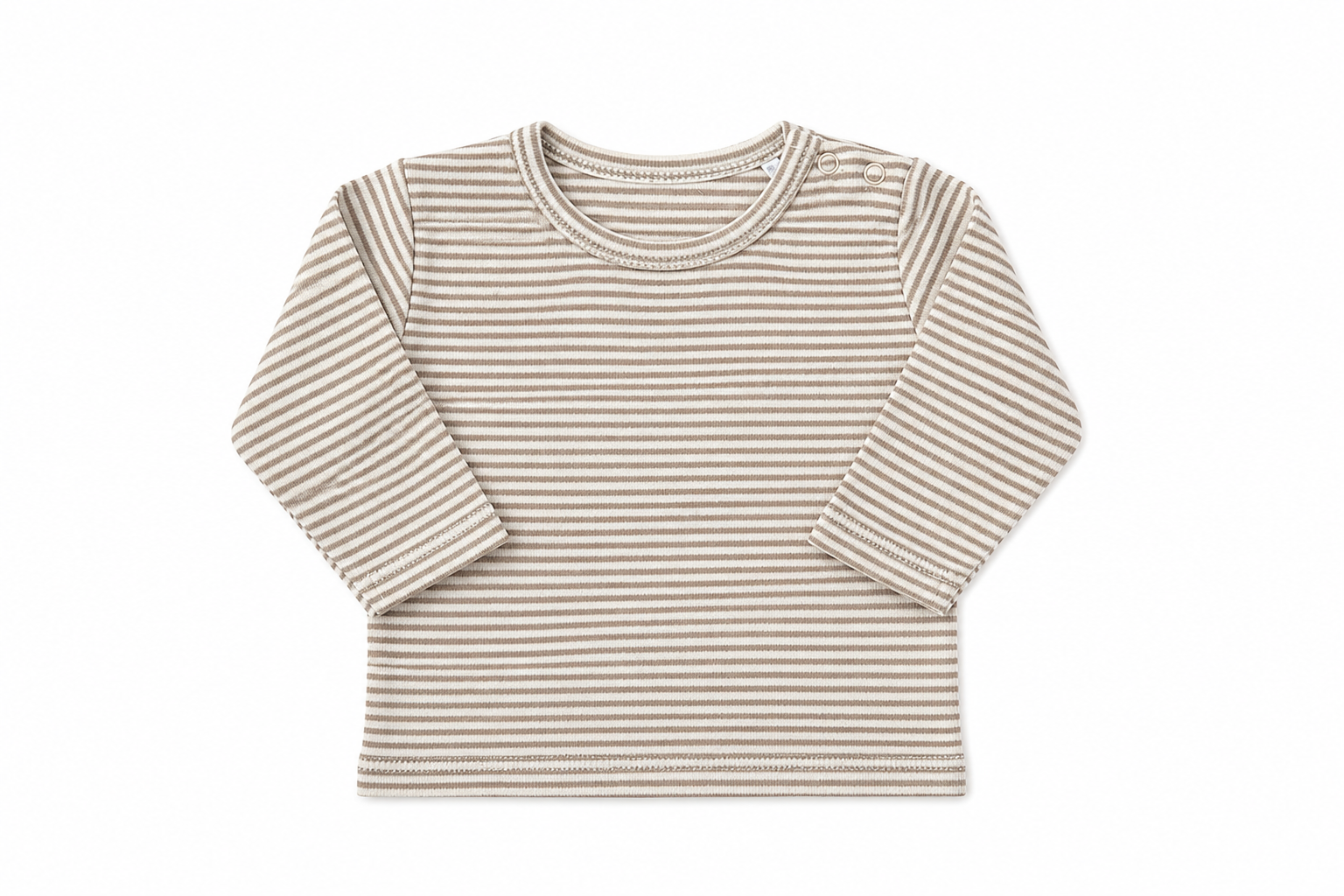 Brown Striped Top