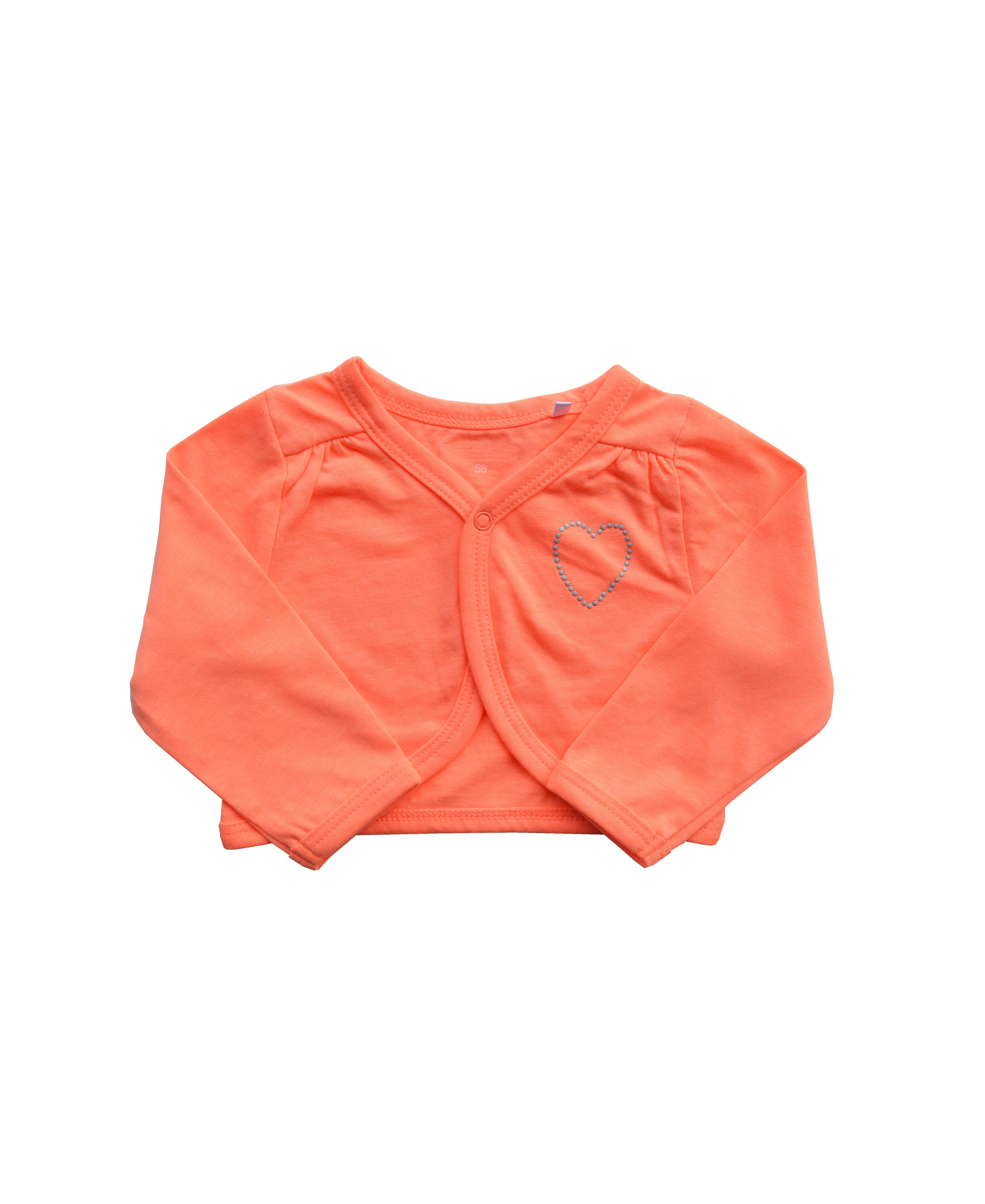 Orange Plain Shrug