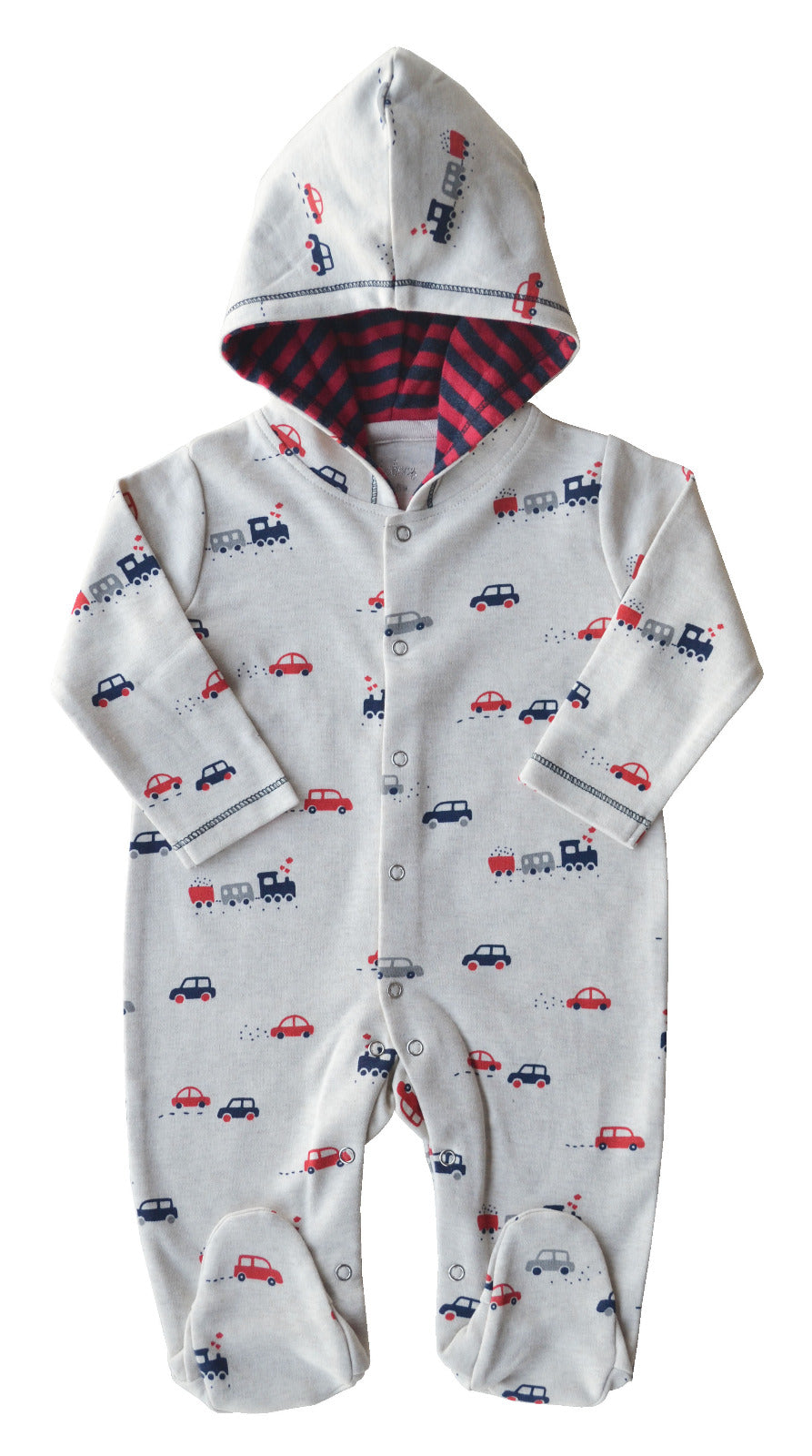 Car Print Hoodie Sleeper