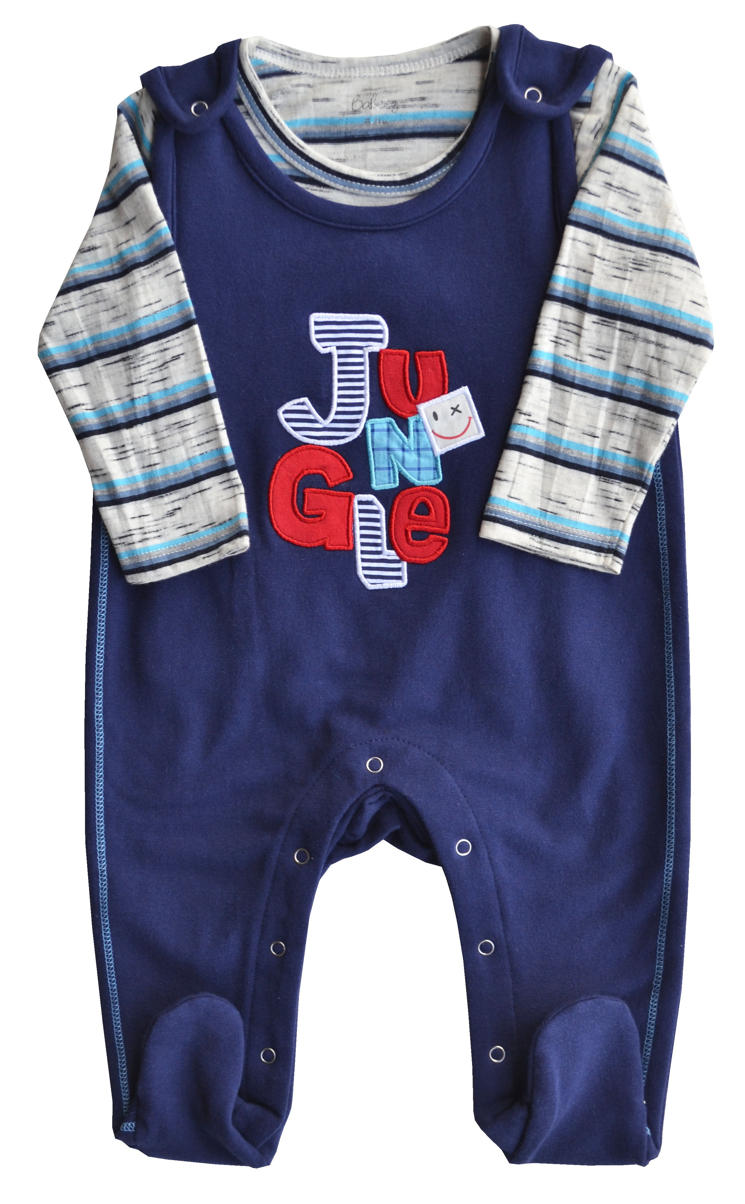 Navy Full Romper Set