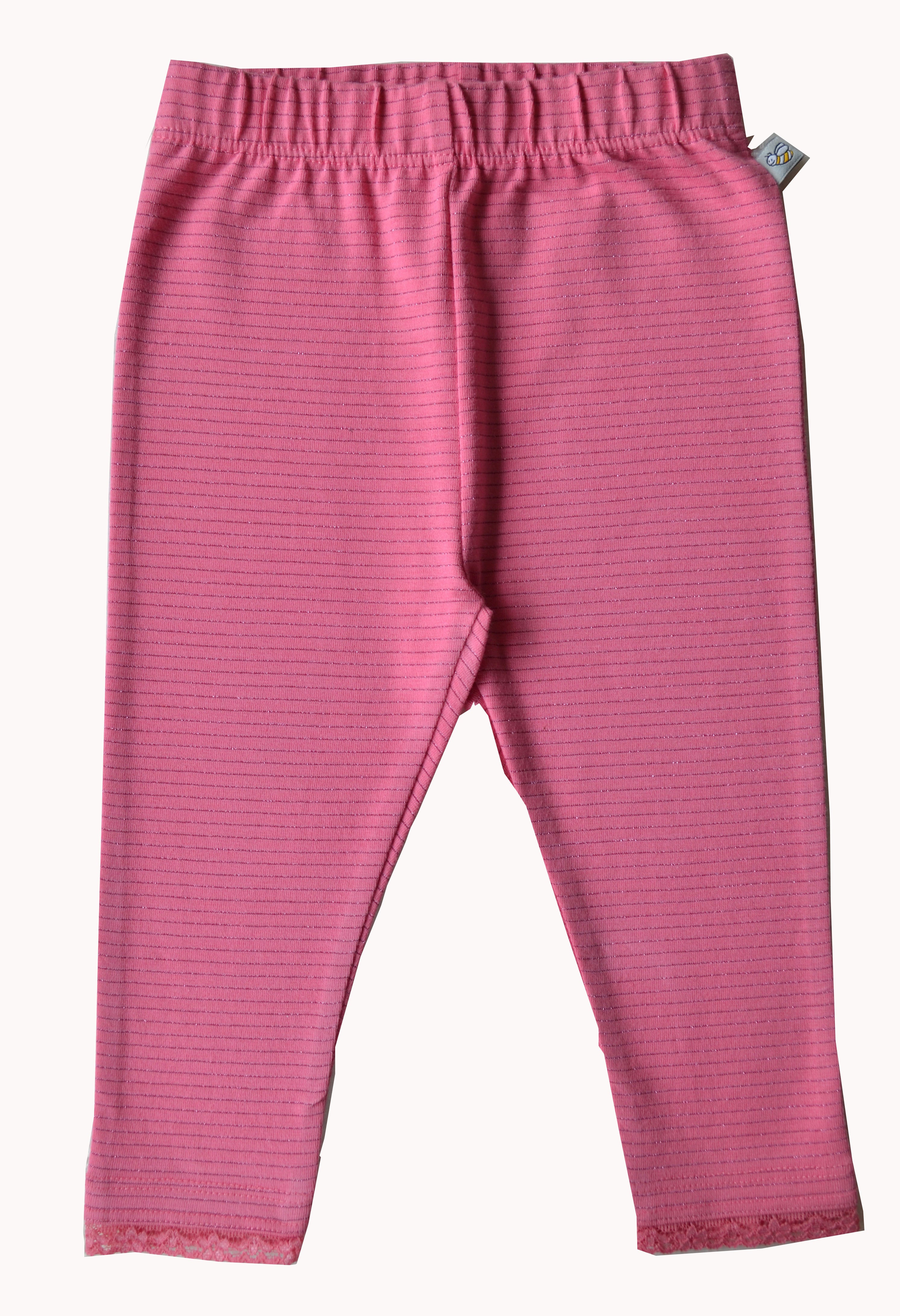 Pink Lurex Leggings