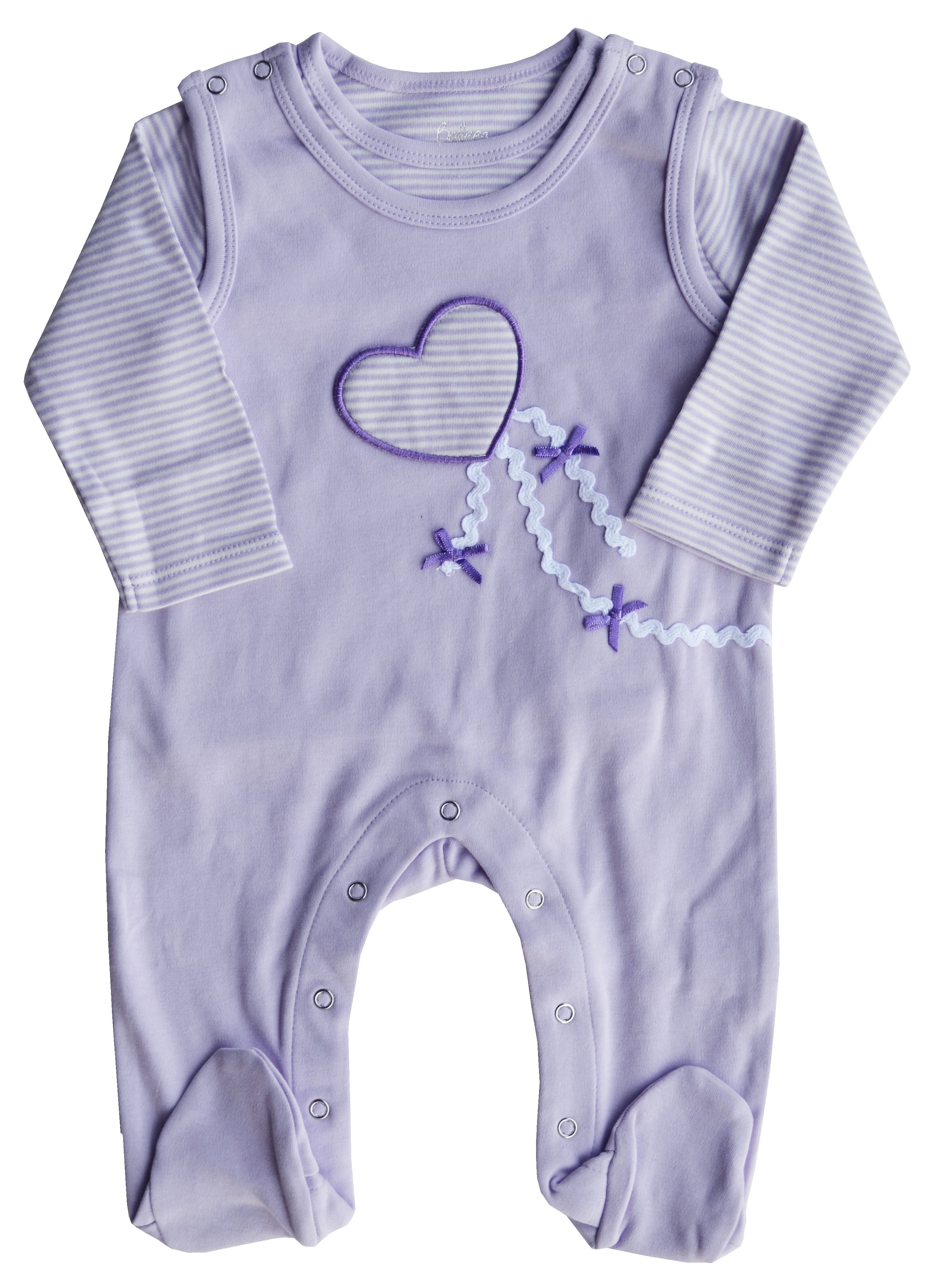Purple Full Romper Set