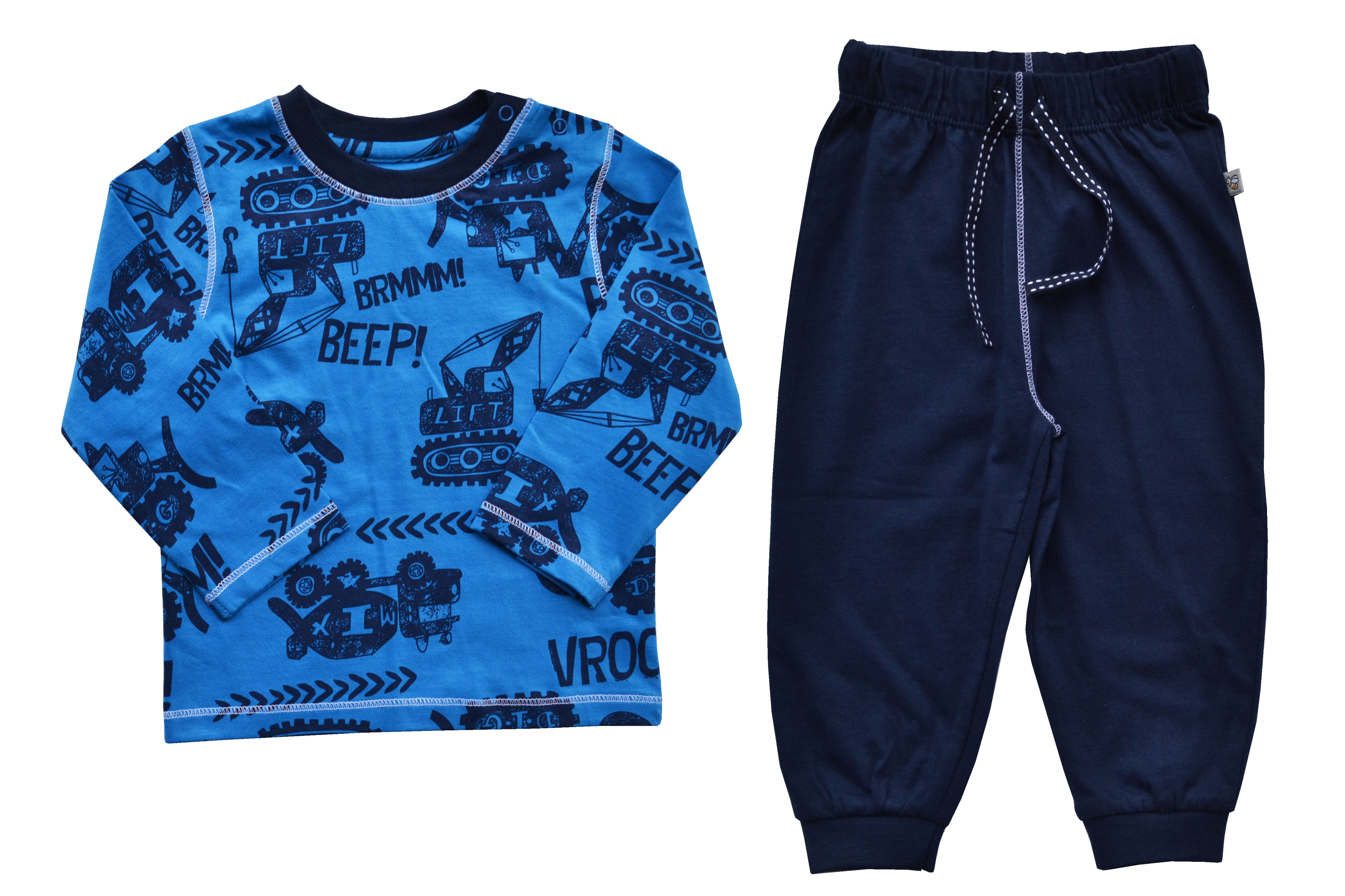 Car Print Blue Set