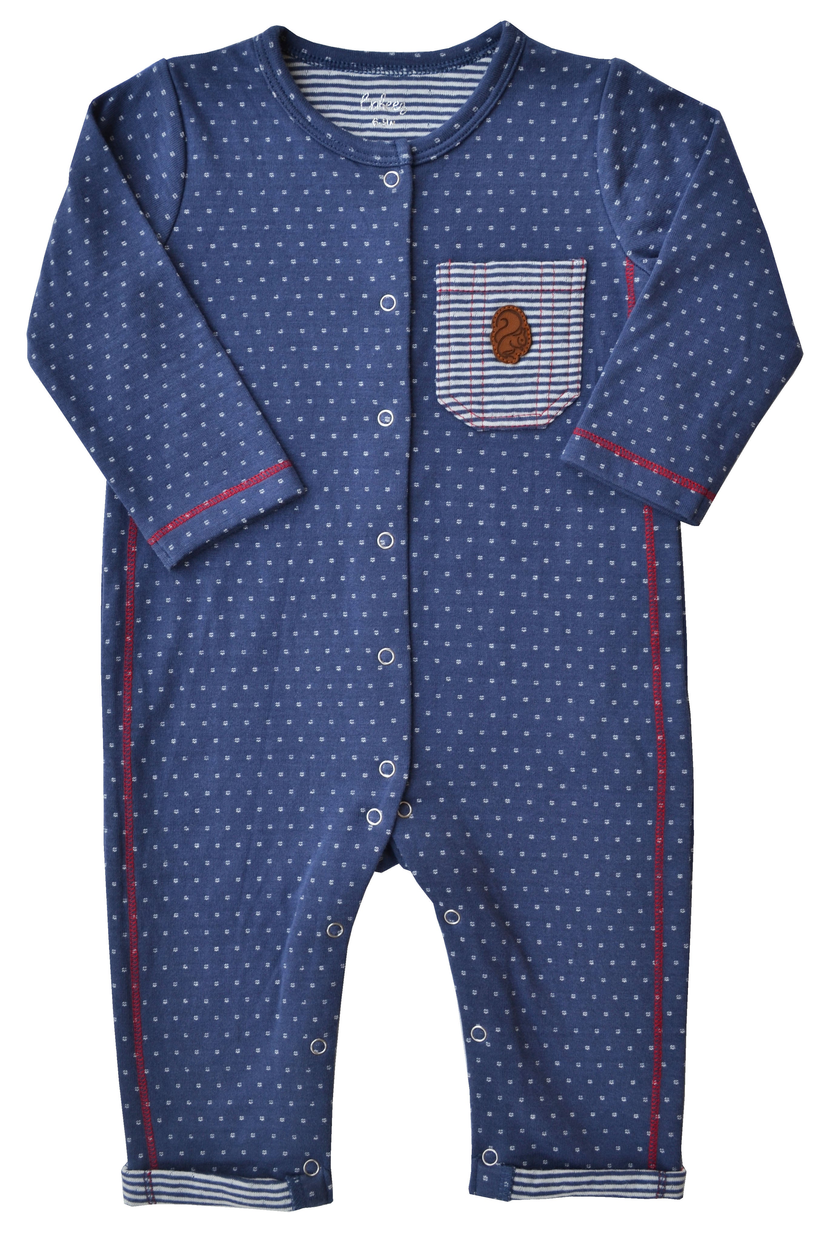 Blue Sleeper with Pocket