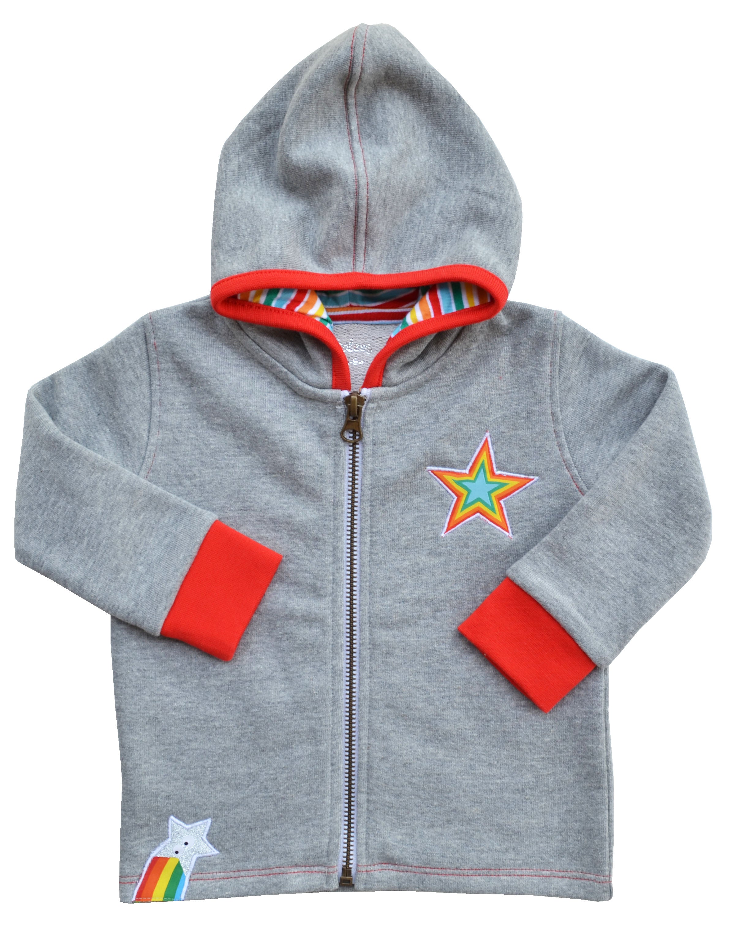 Star Print Grey Jacket