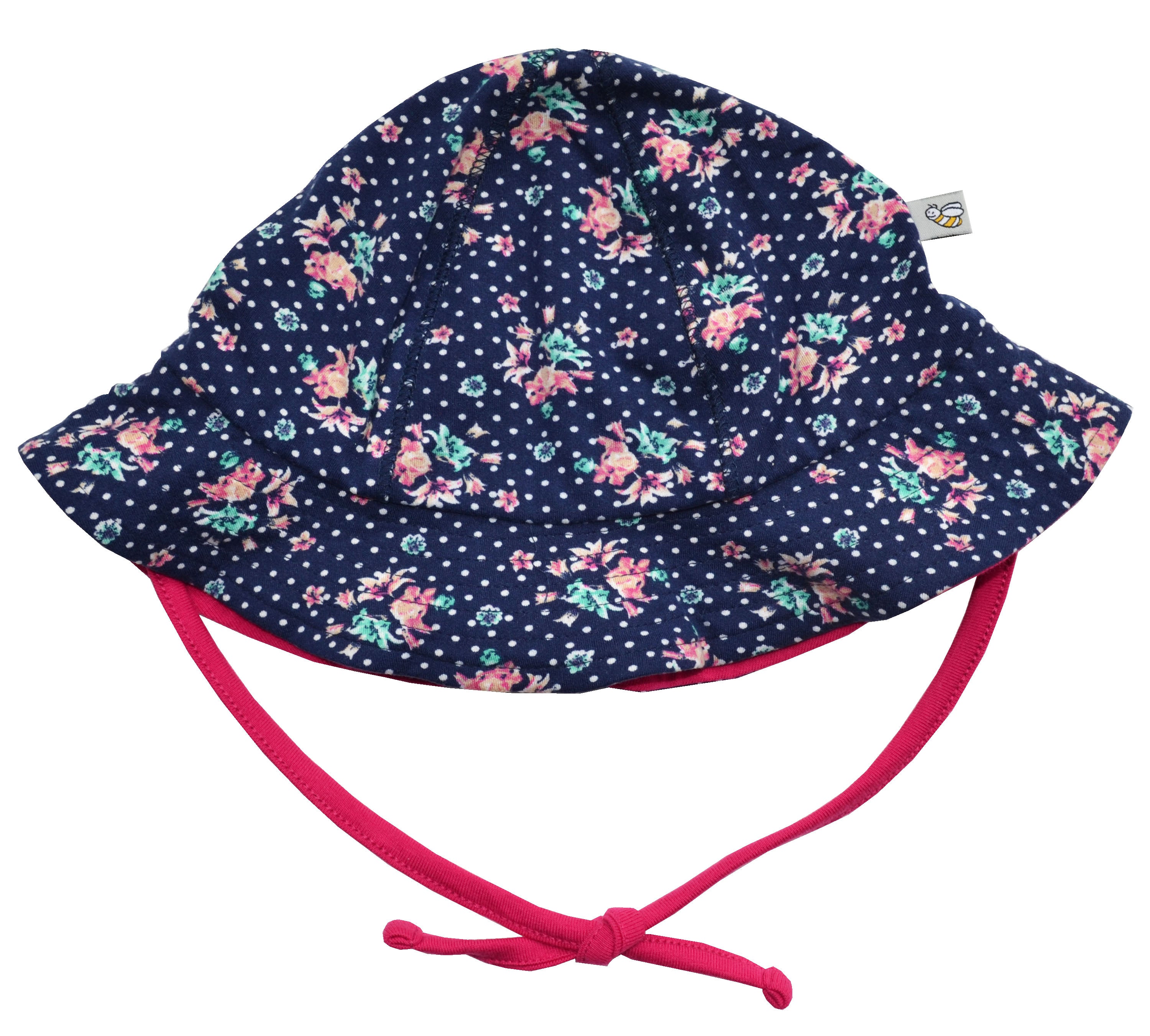 Navy Pink Reversible Cap