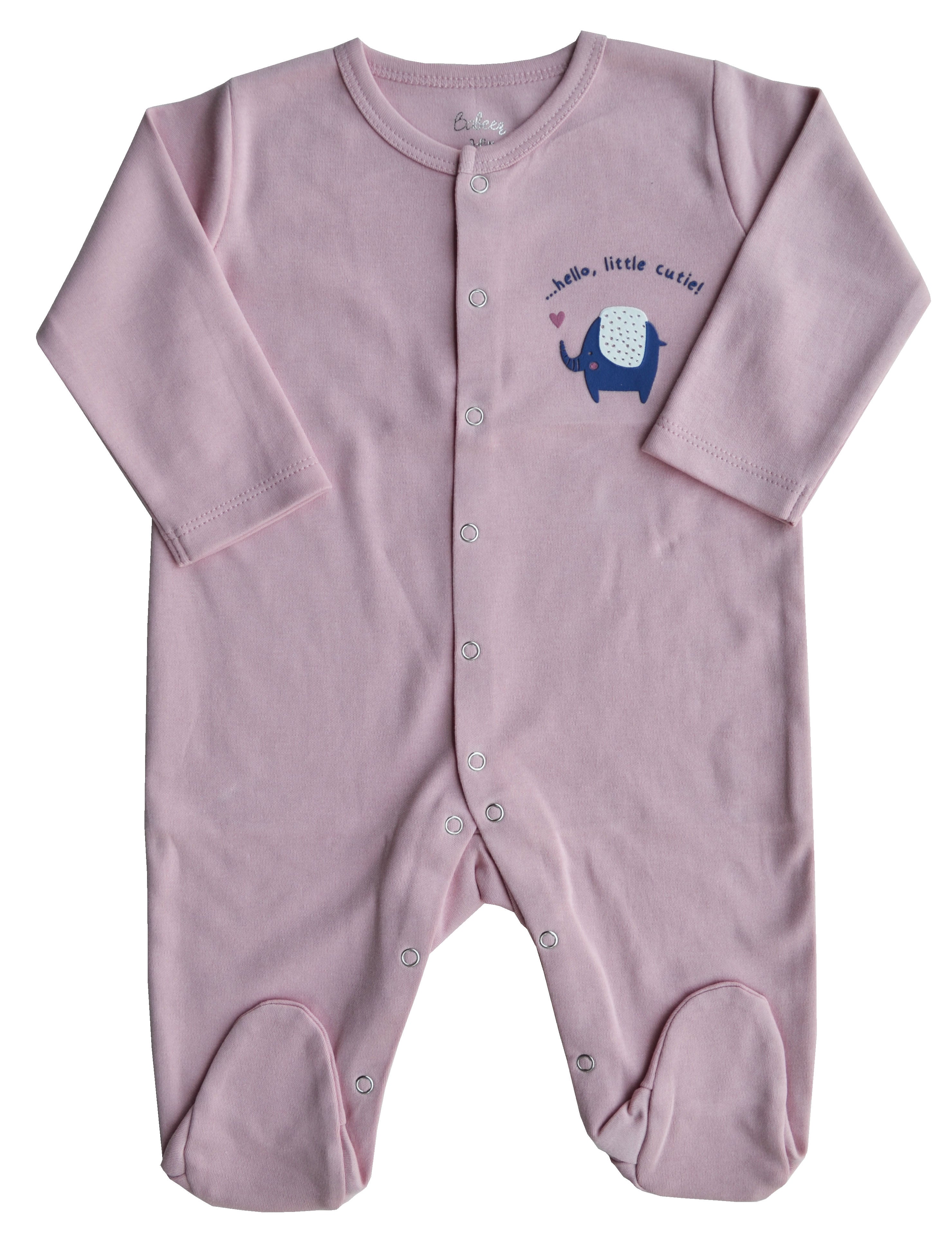 Elephant Print Pink Full Sleeper