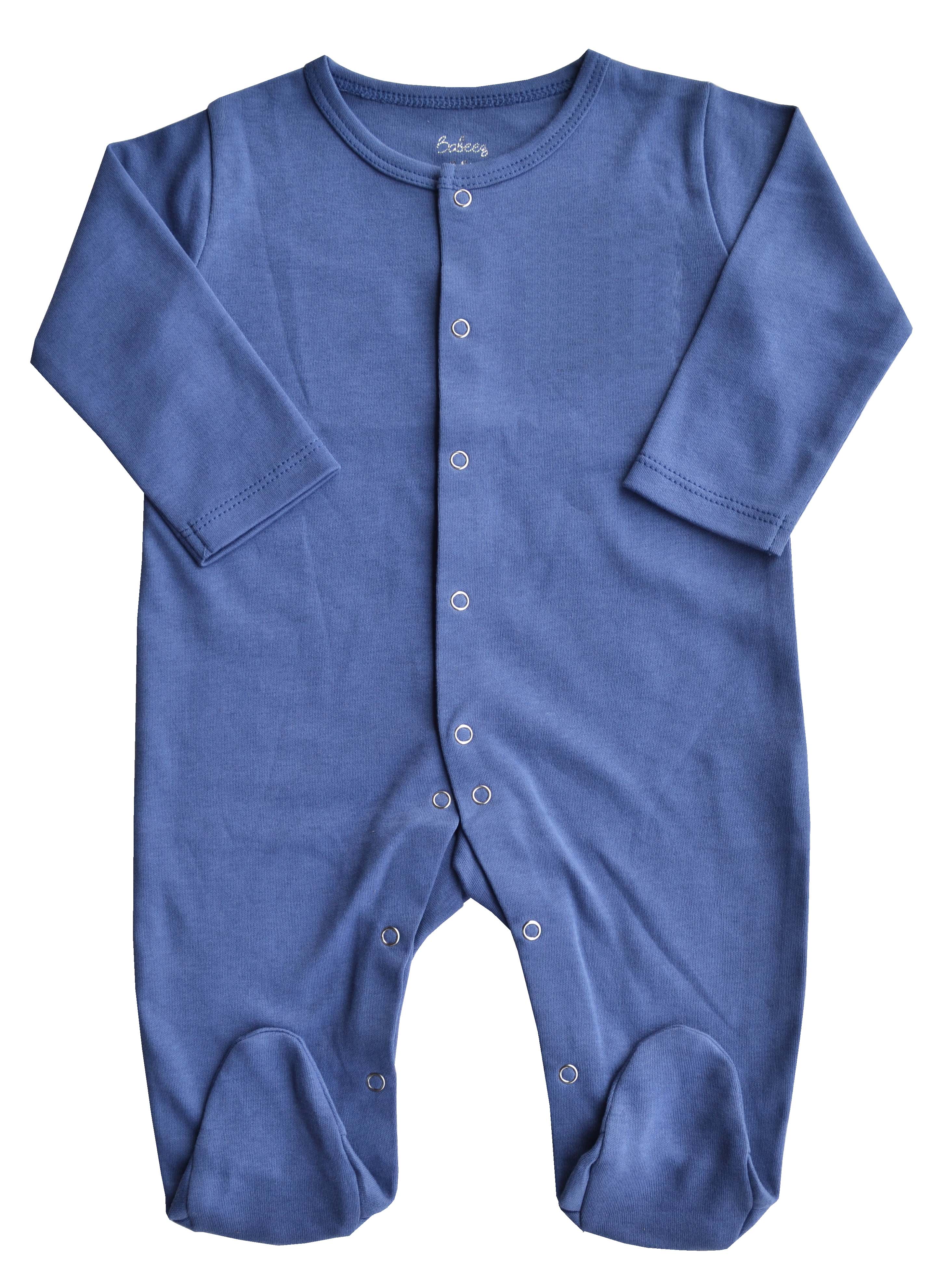 Dark Blue Sleeper with Feet