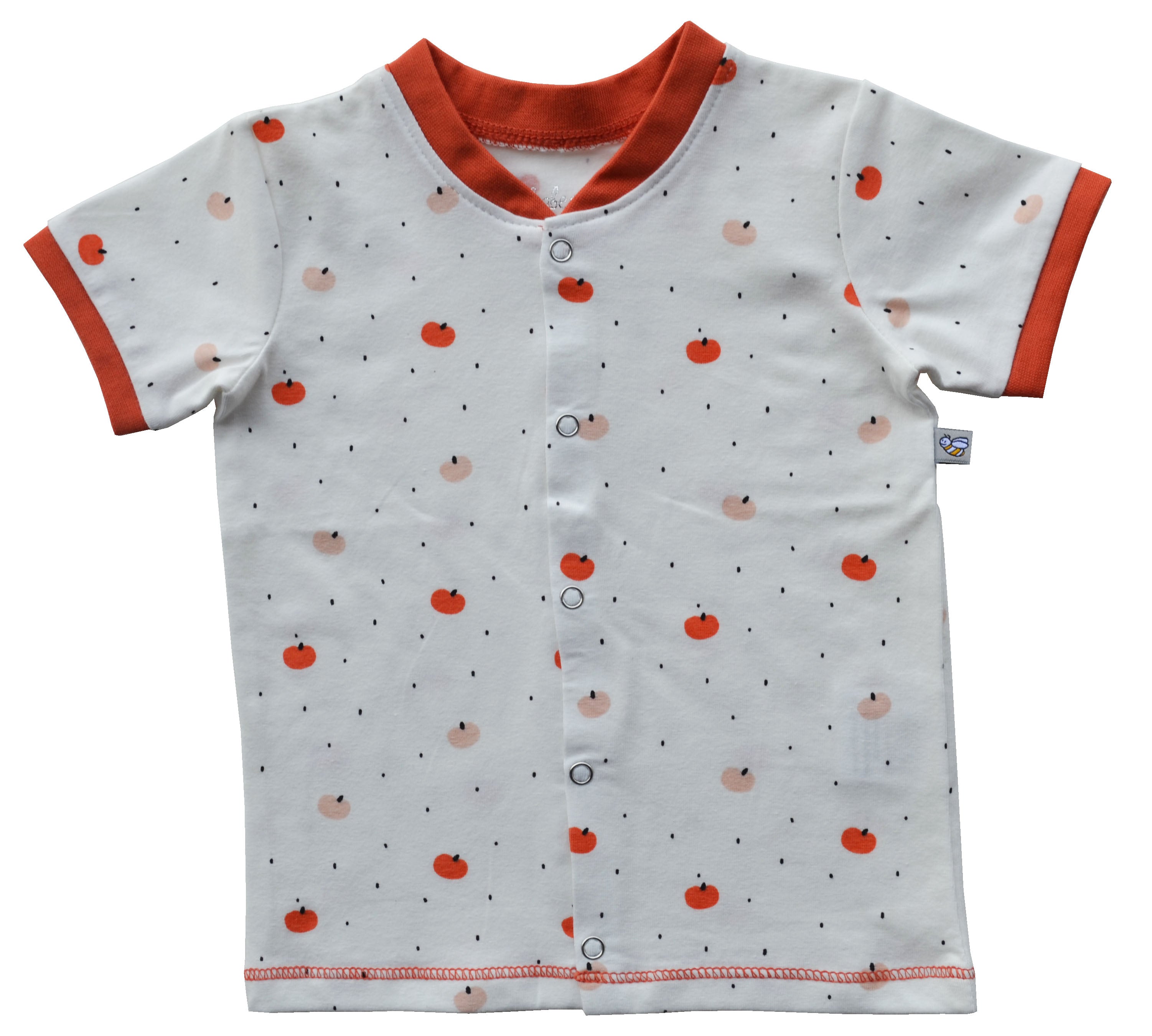 Fruit Print Short Sleeve Jhabla