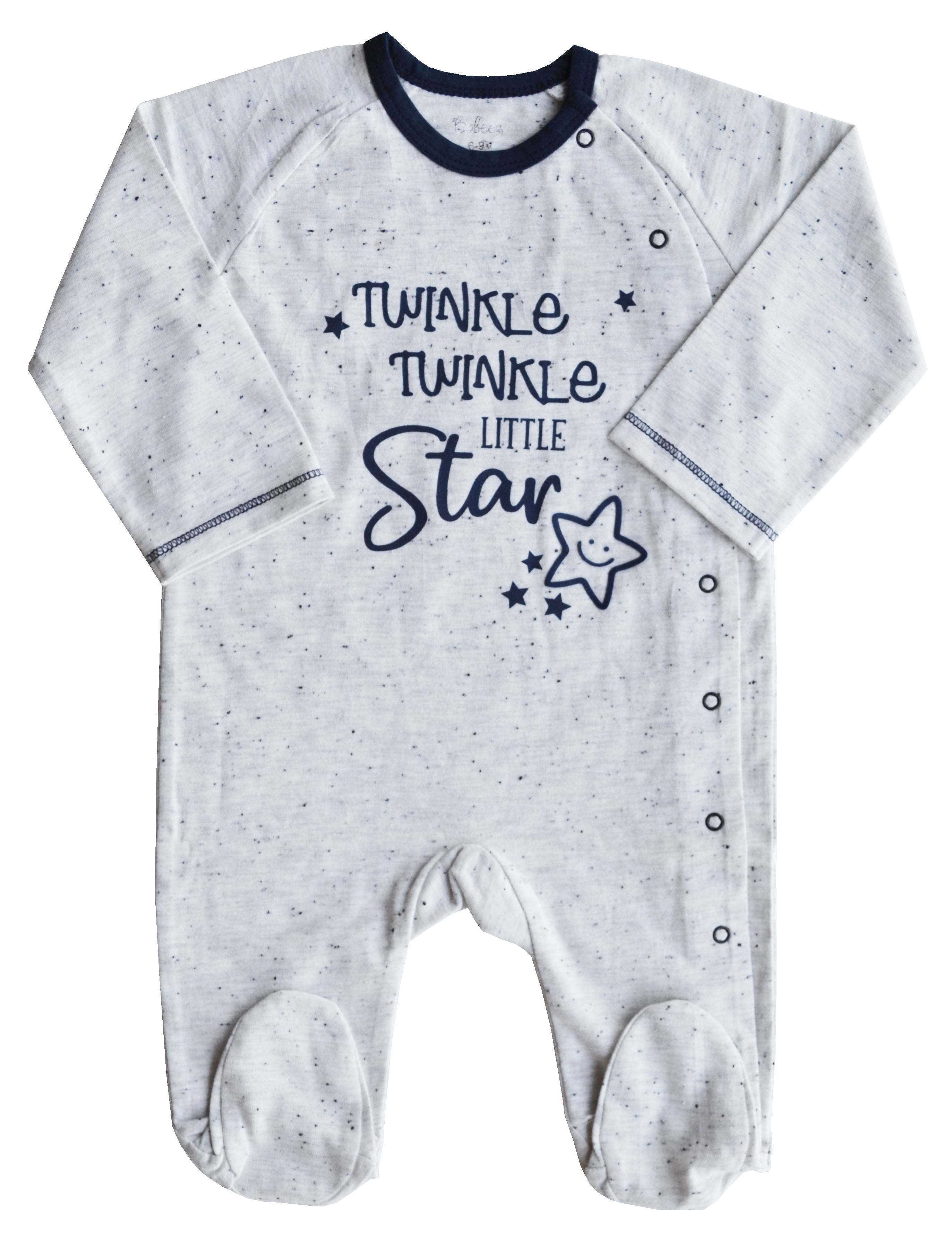 Twinkle Twinkle Print Ecru Full Sleeper