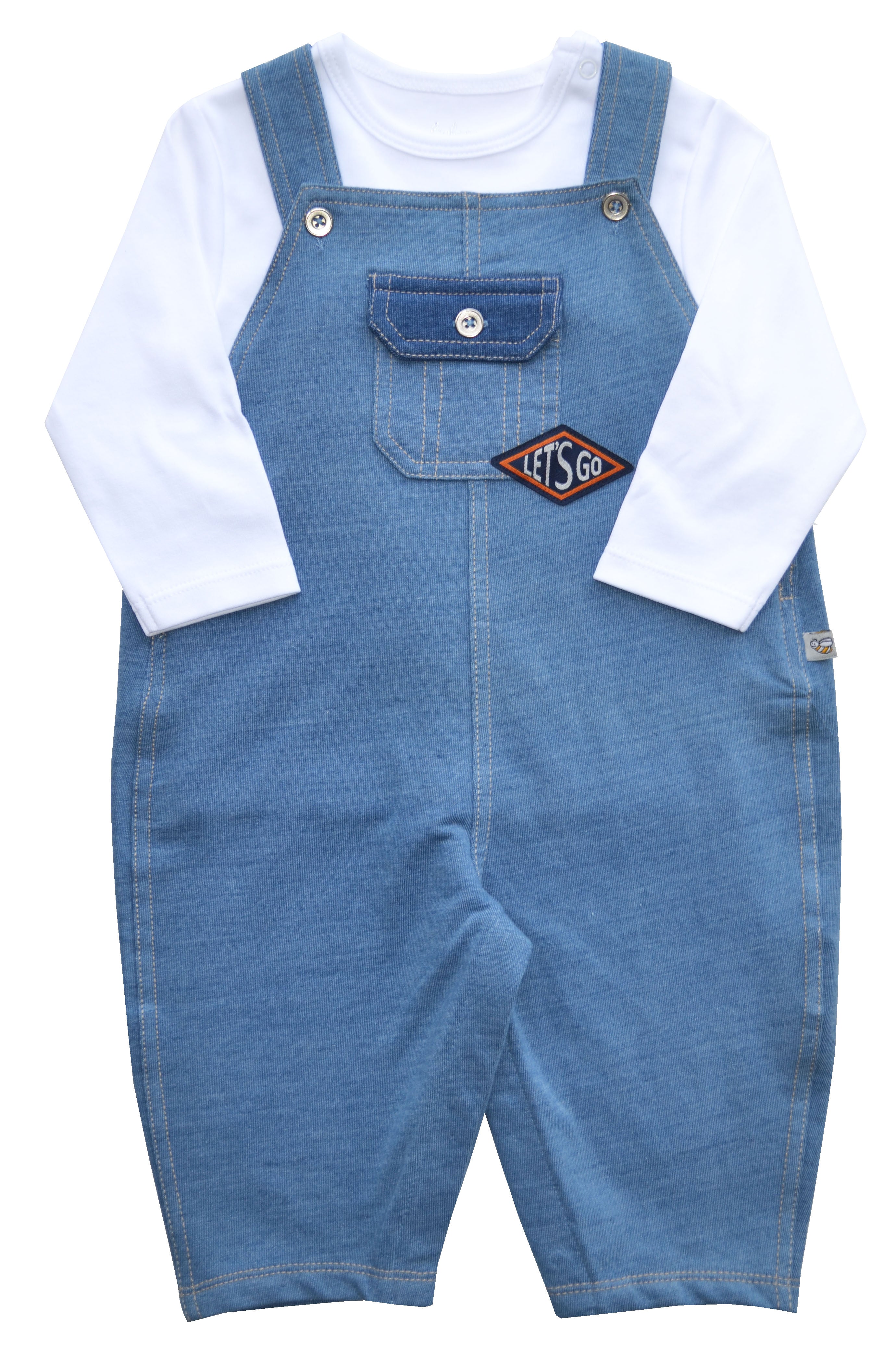 Lets Go Denim Full Romper Set