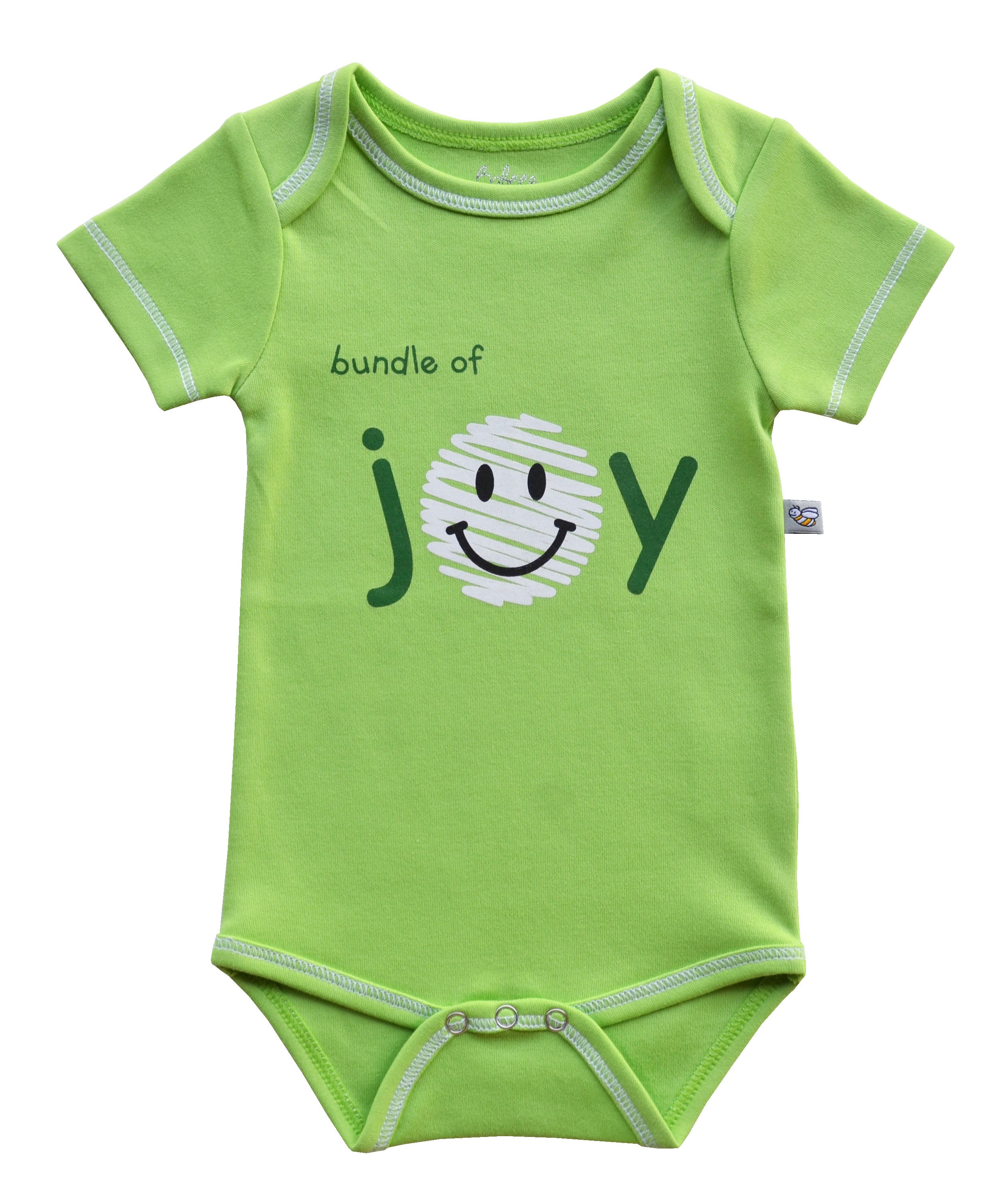 Joy Print Green Short Romper