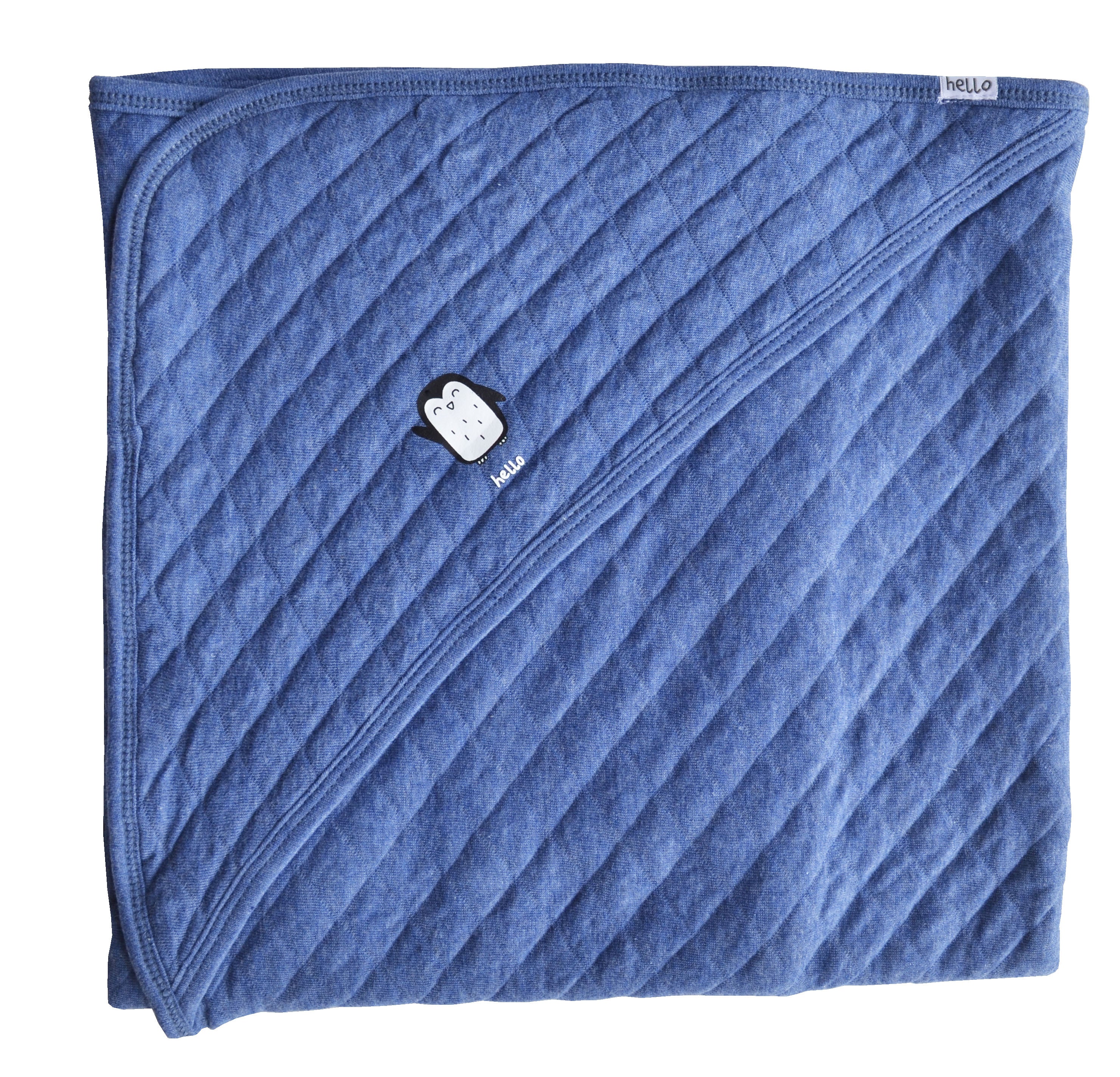 Penguin Quilted Denim Hoody Wrap