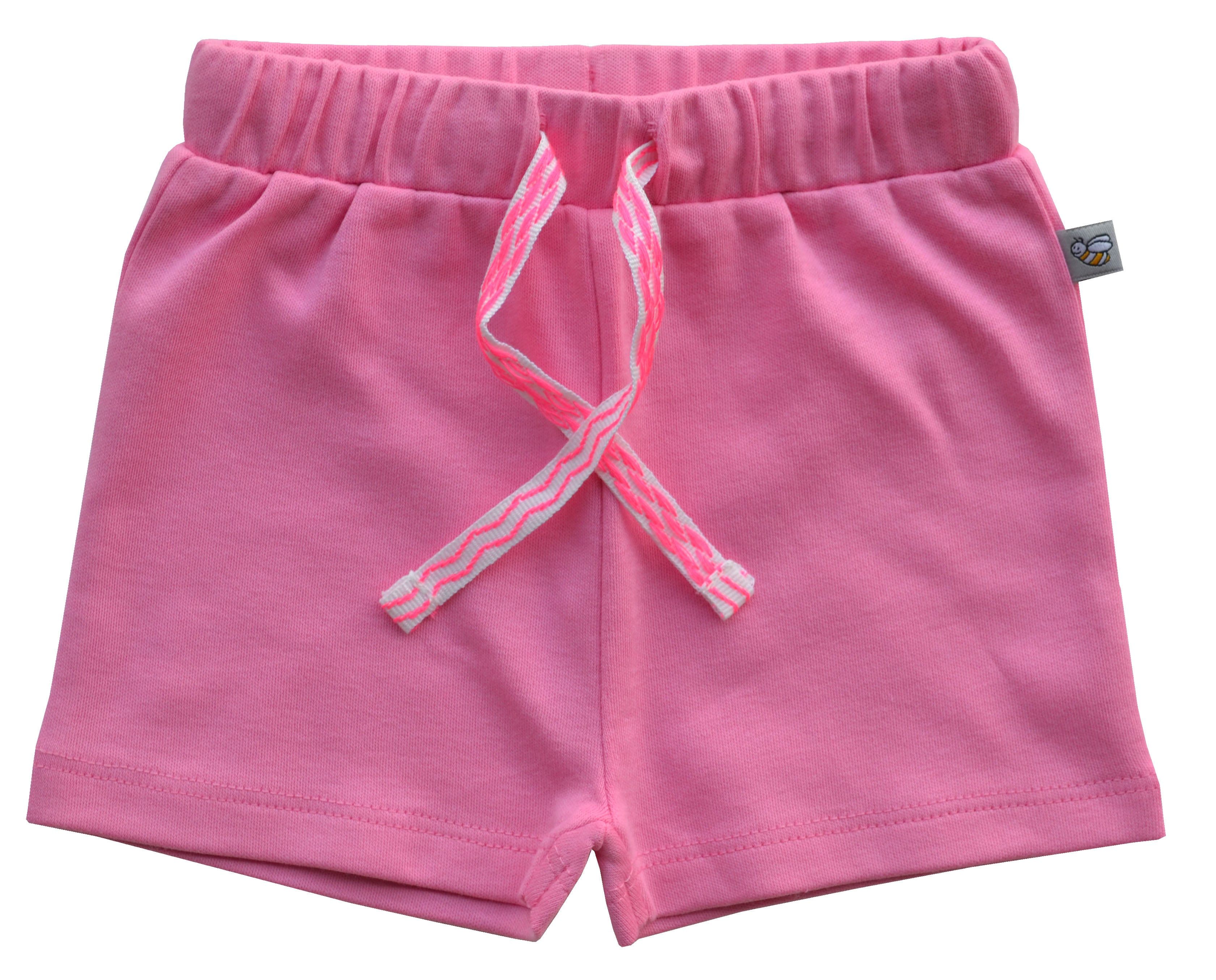 Pink Shorts with Striped Cord
