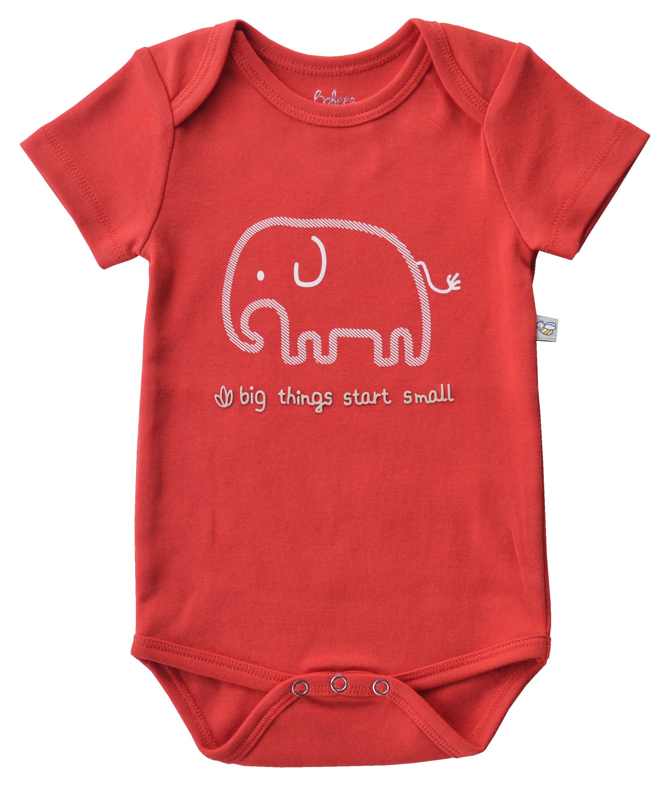 Elephant Red Short Romper