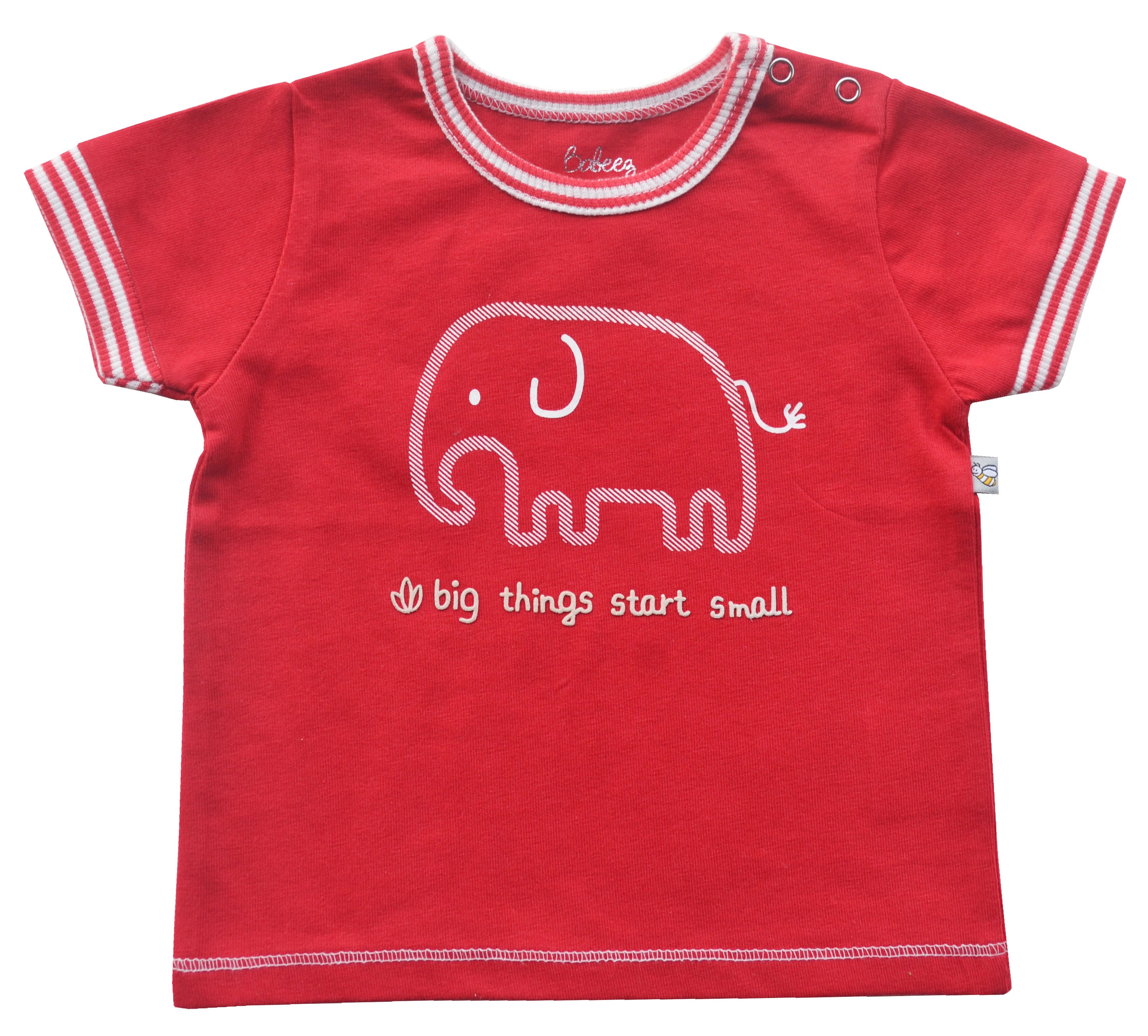 Elephant Red Short T-Shirt