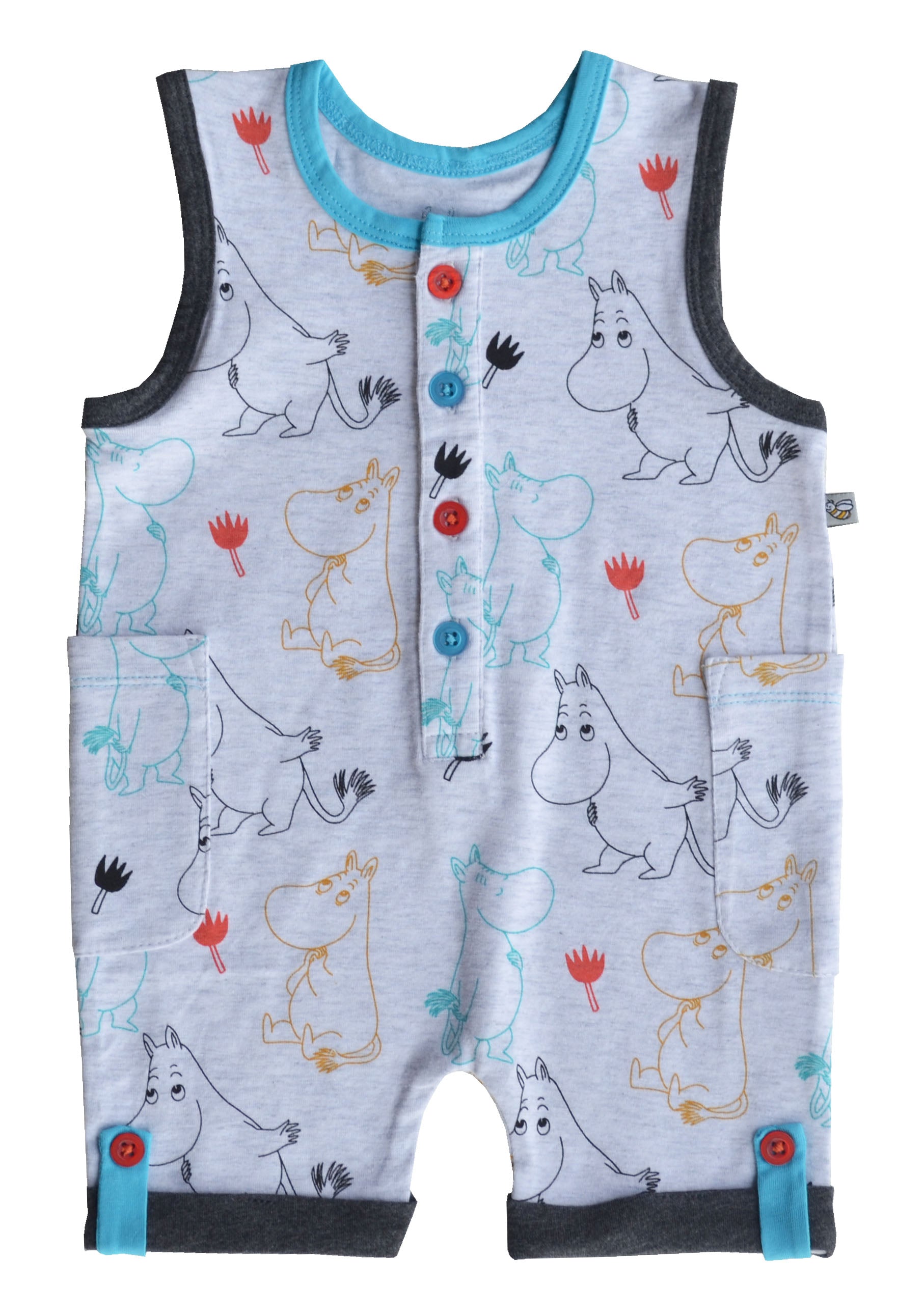 Hippo Sleeveless Romper