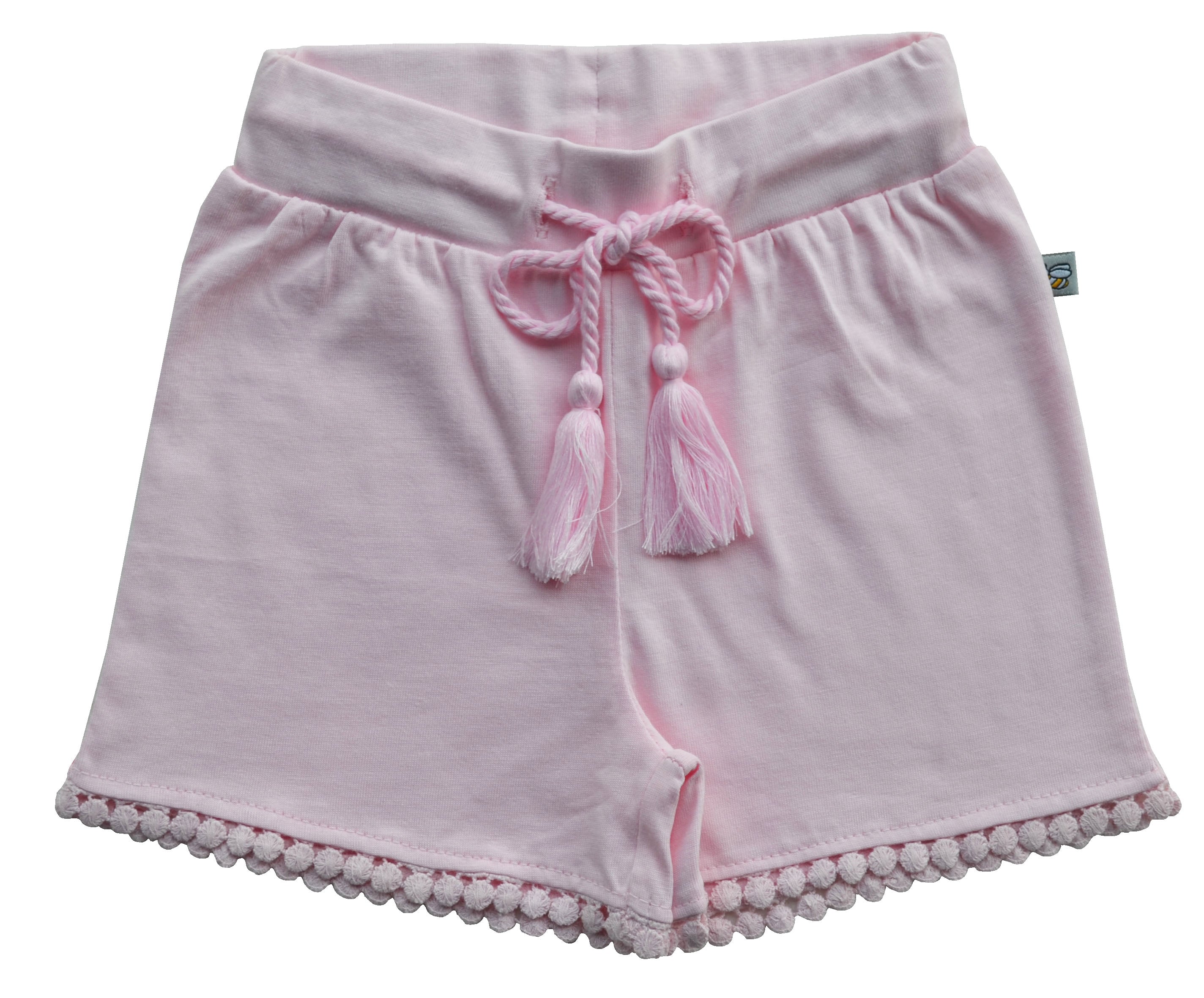 Light Pink Girls Shorts