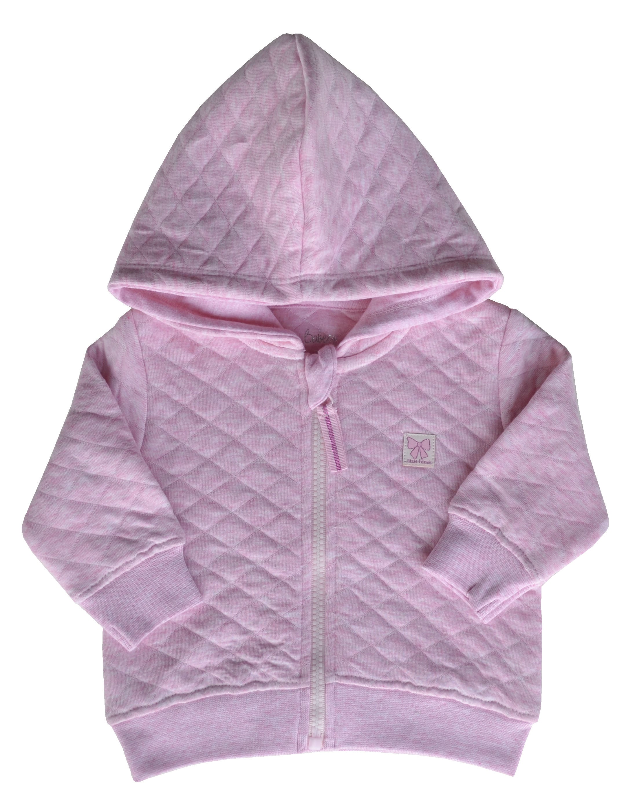 Pink Quilted Hoody