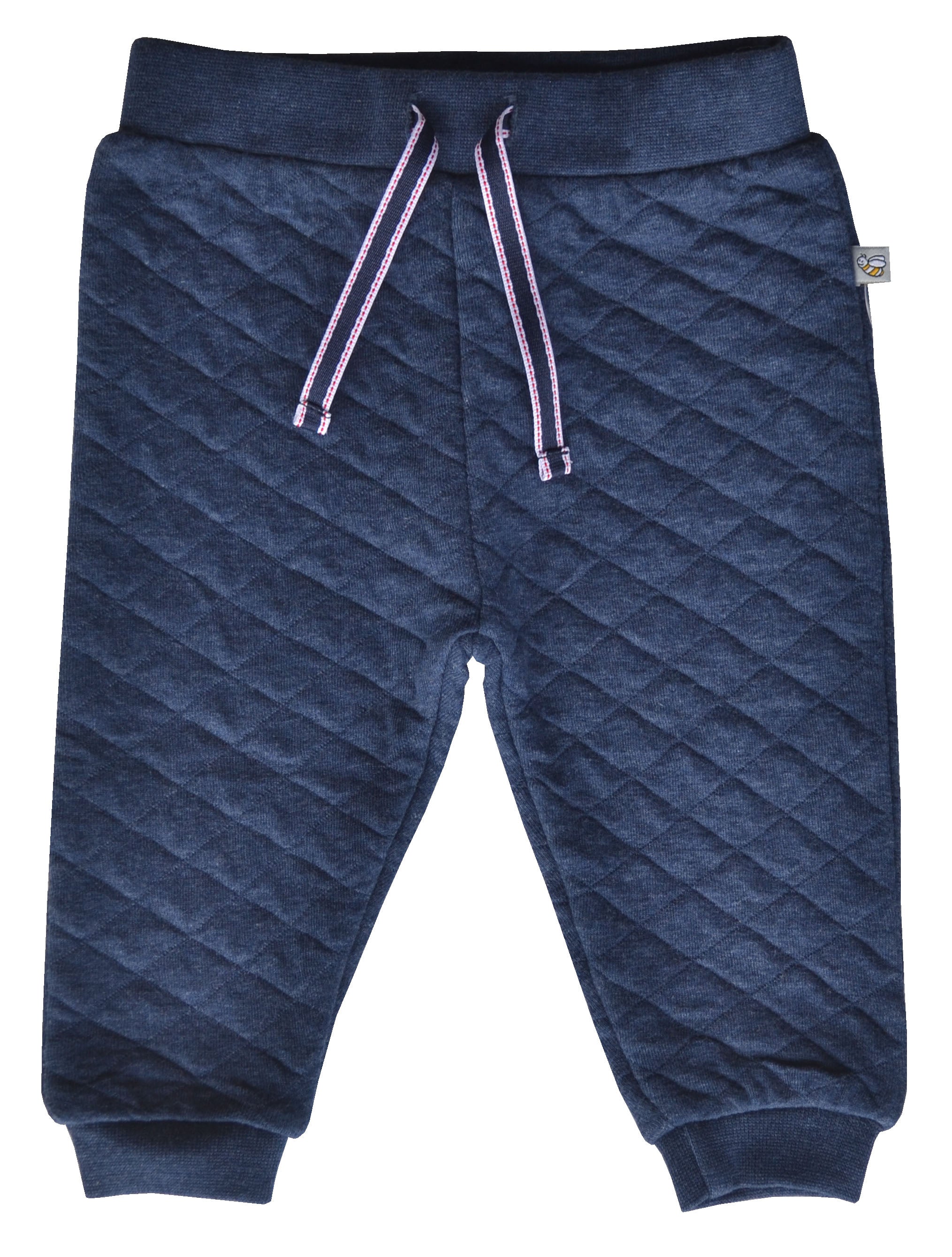 Navy Quilted Pants