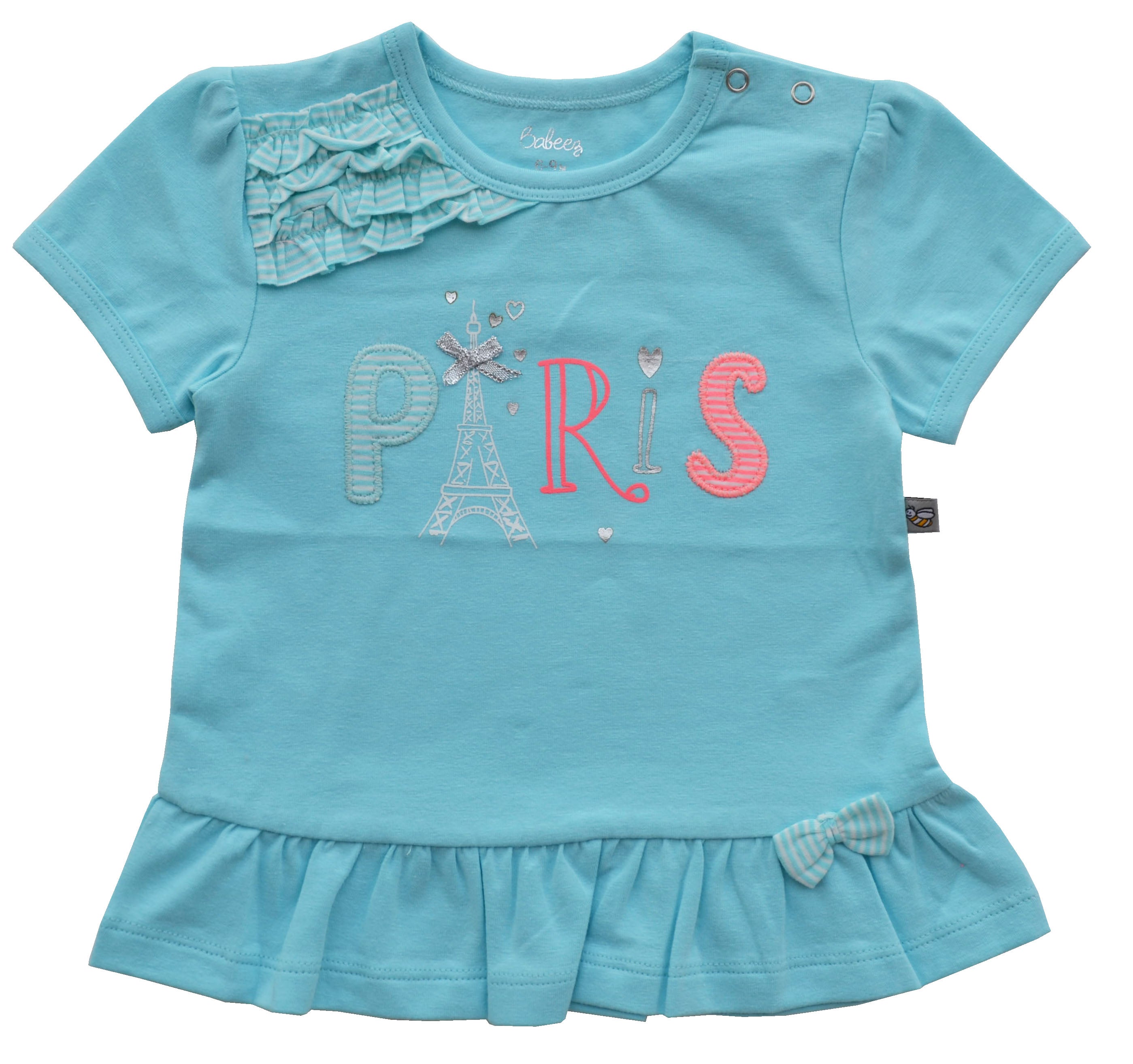 Paris Applique Mint Top