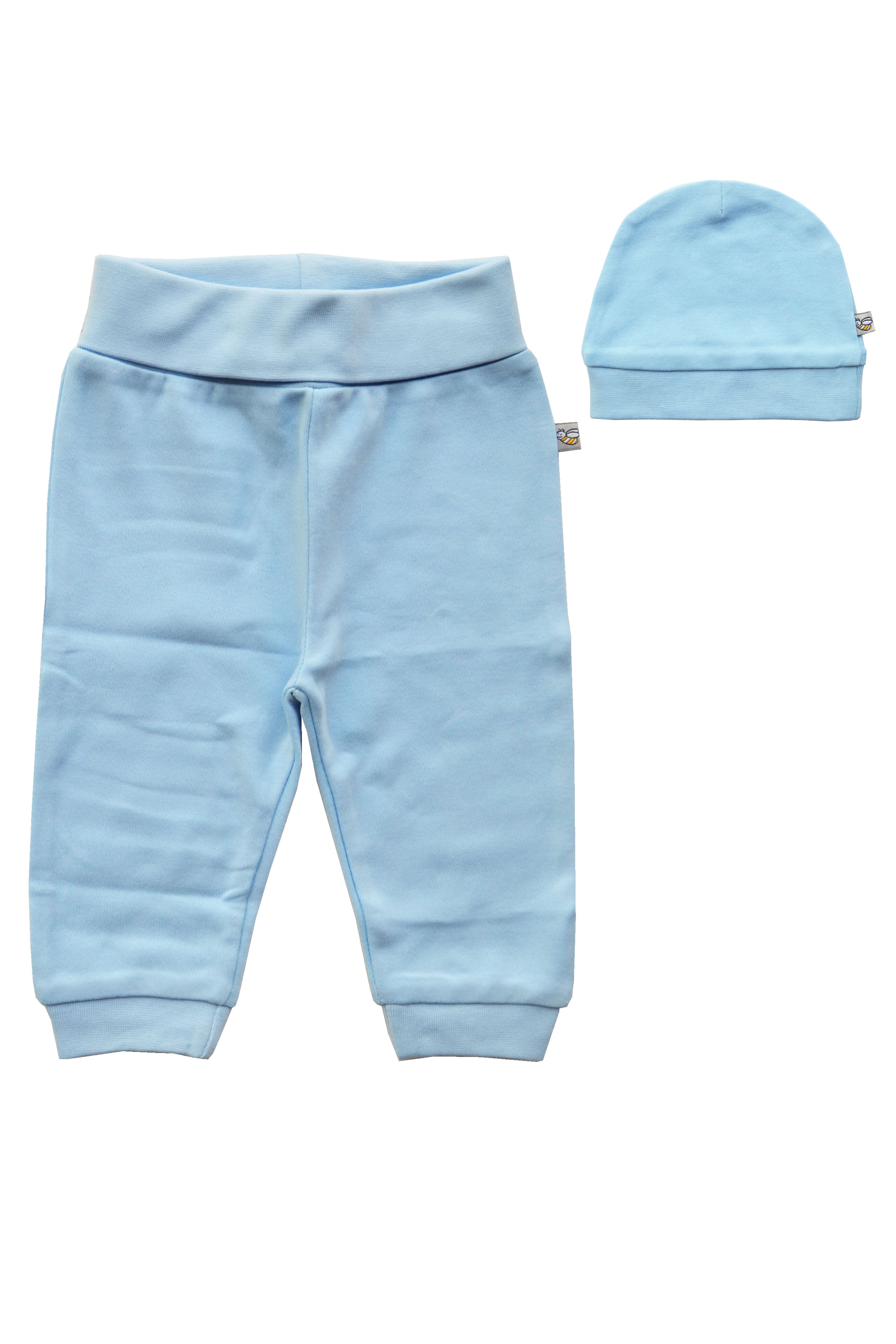 Blue Pant with Cap Set