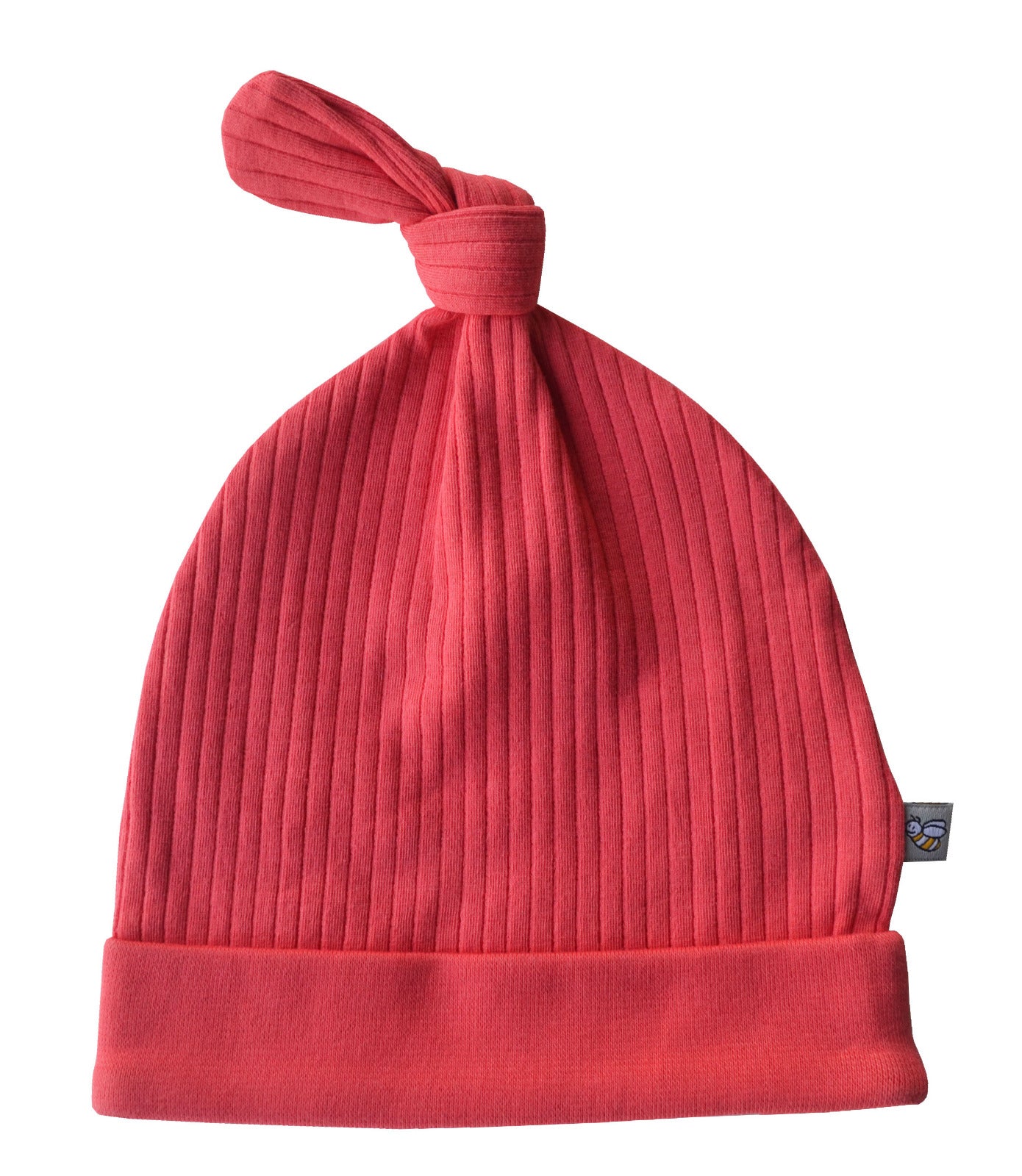 Coral Knotted Beanie Cap