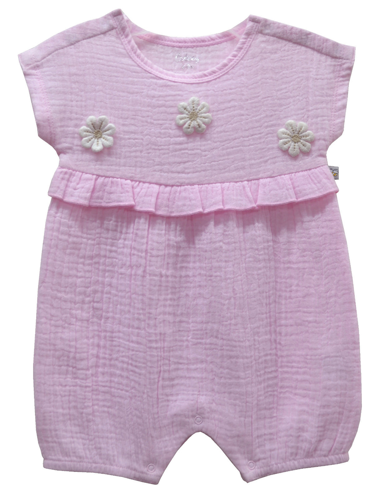 Pink Muslin Romper