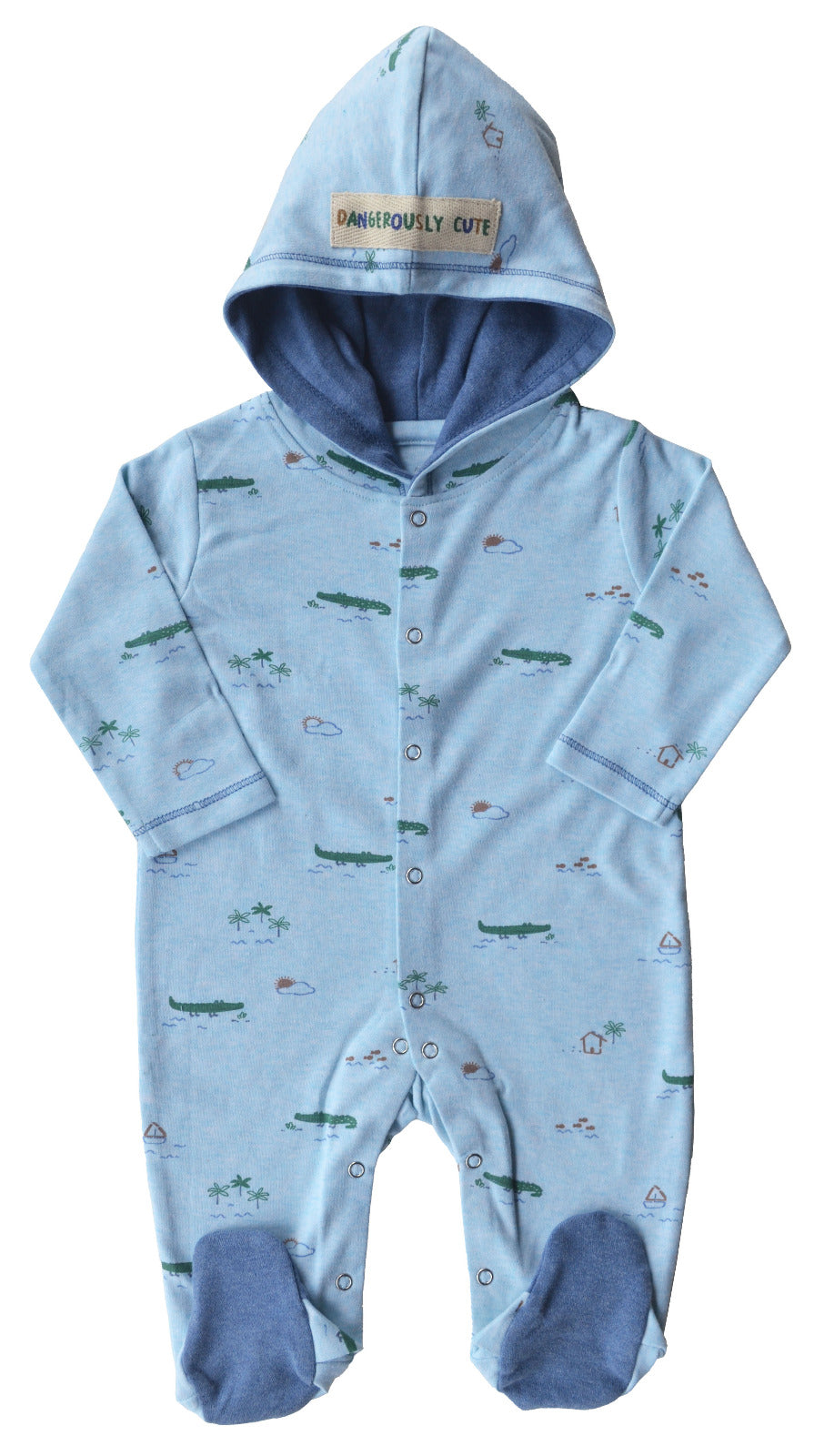 Crocodile Print Hoody Sleeper