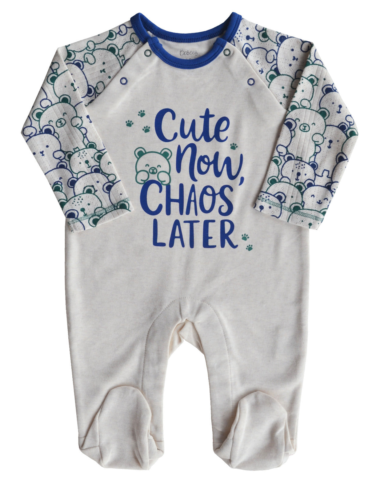 Teddy Print Full Sleeper