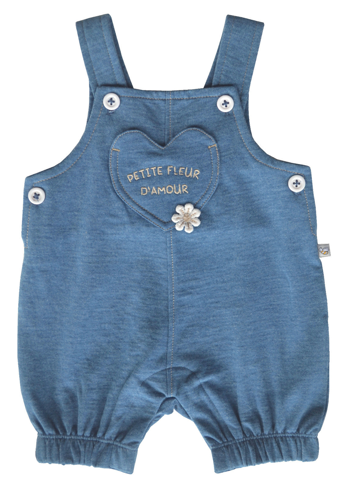 Denim Girls Short Romper
