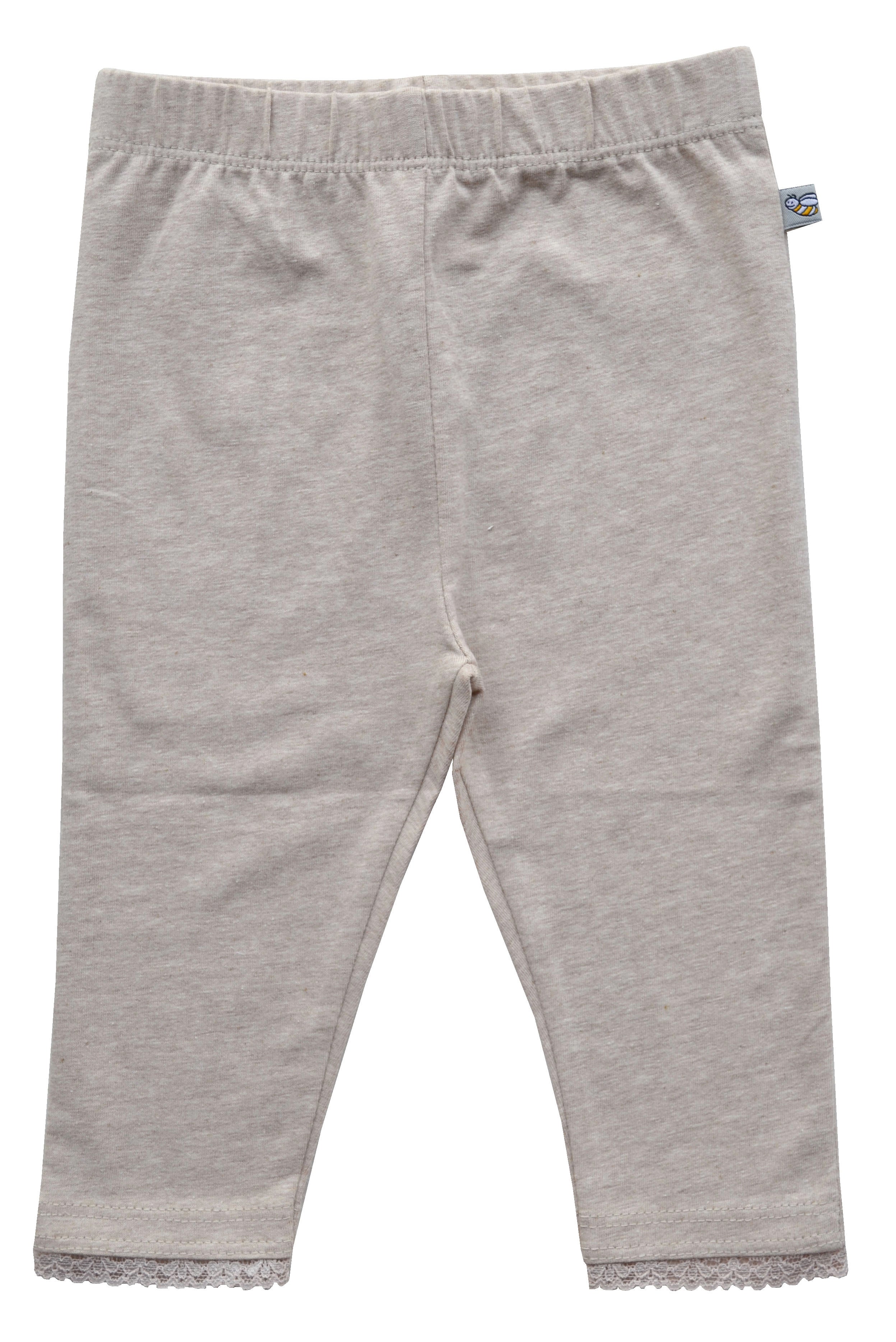 Beige Melange Leggings