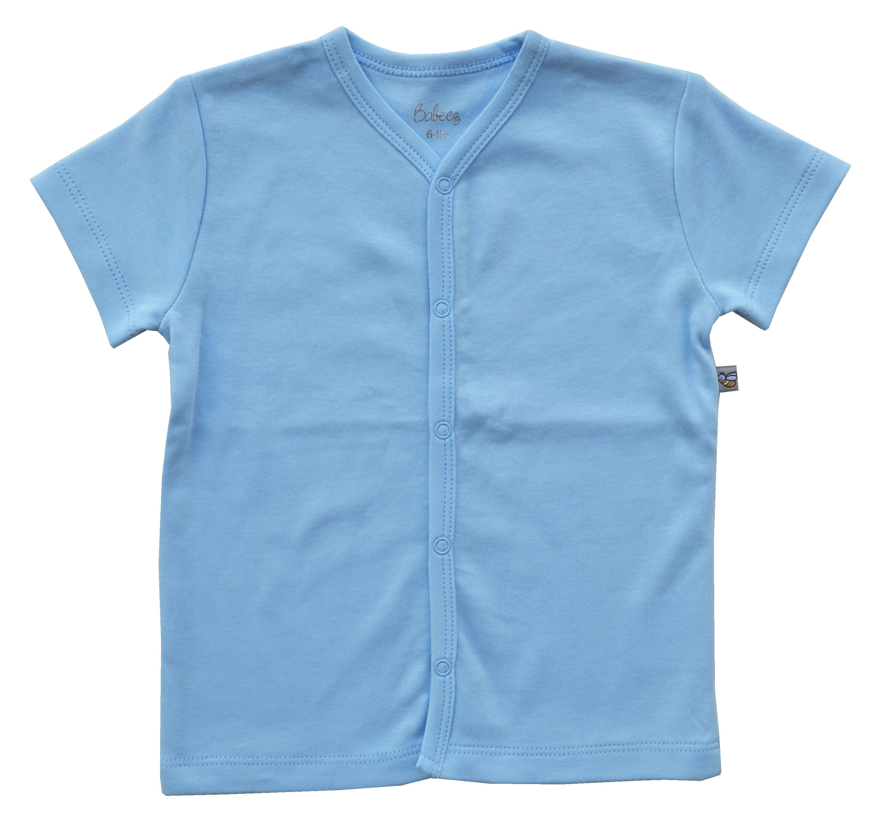 Blue Short Sleeve Jhabla