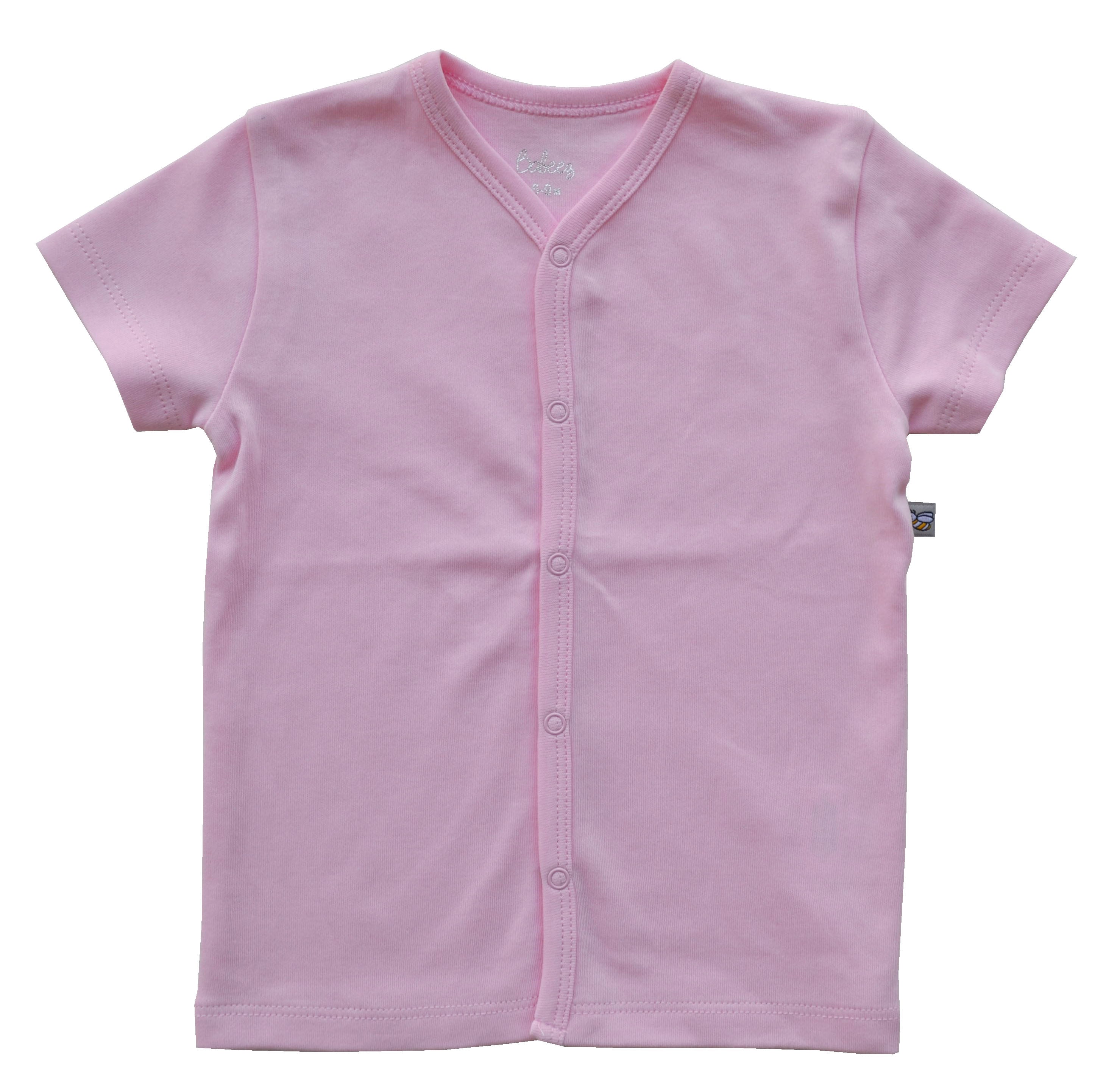 Pink Short Sleeve Jhabla