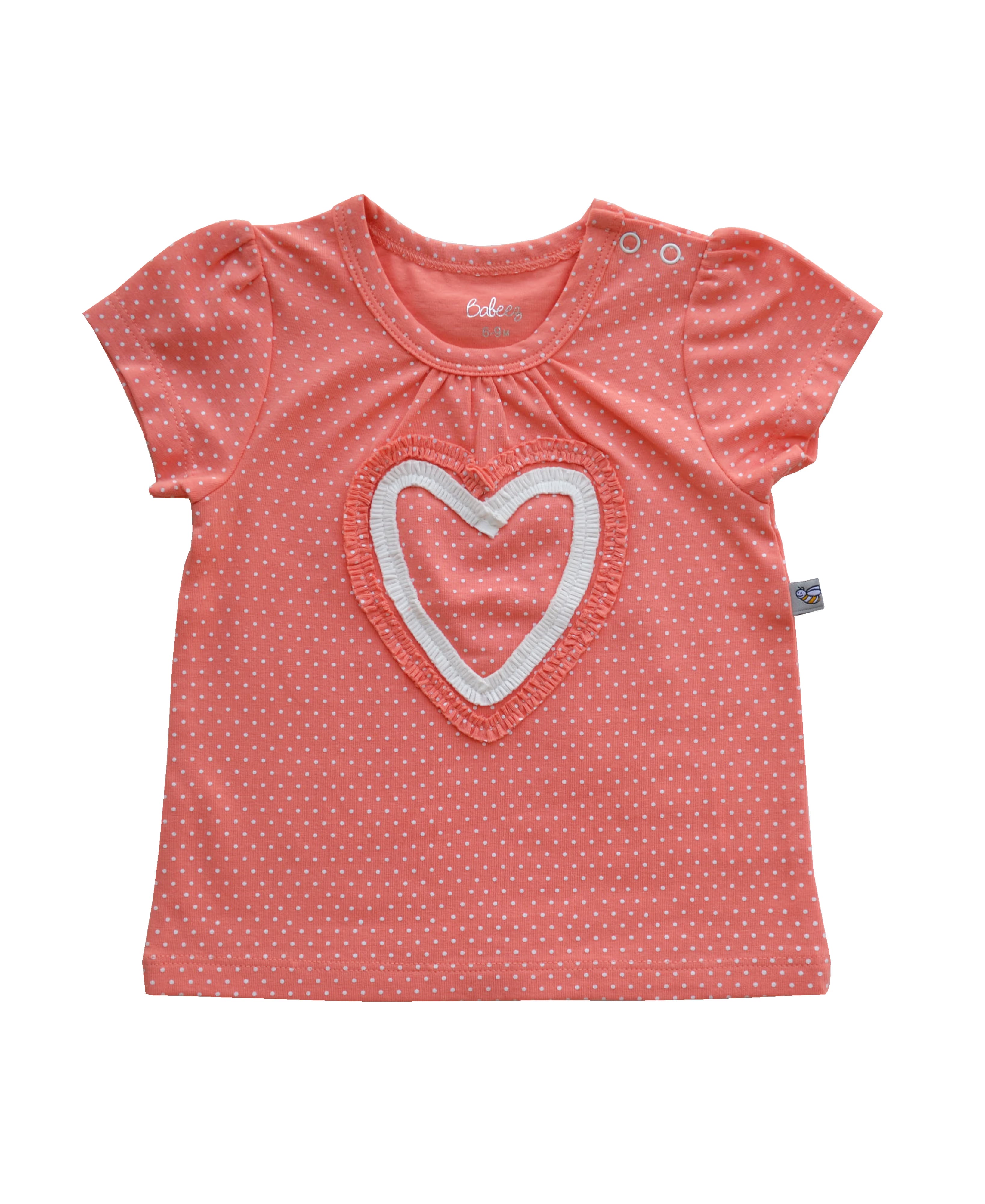 Short Sleeves Orange Top